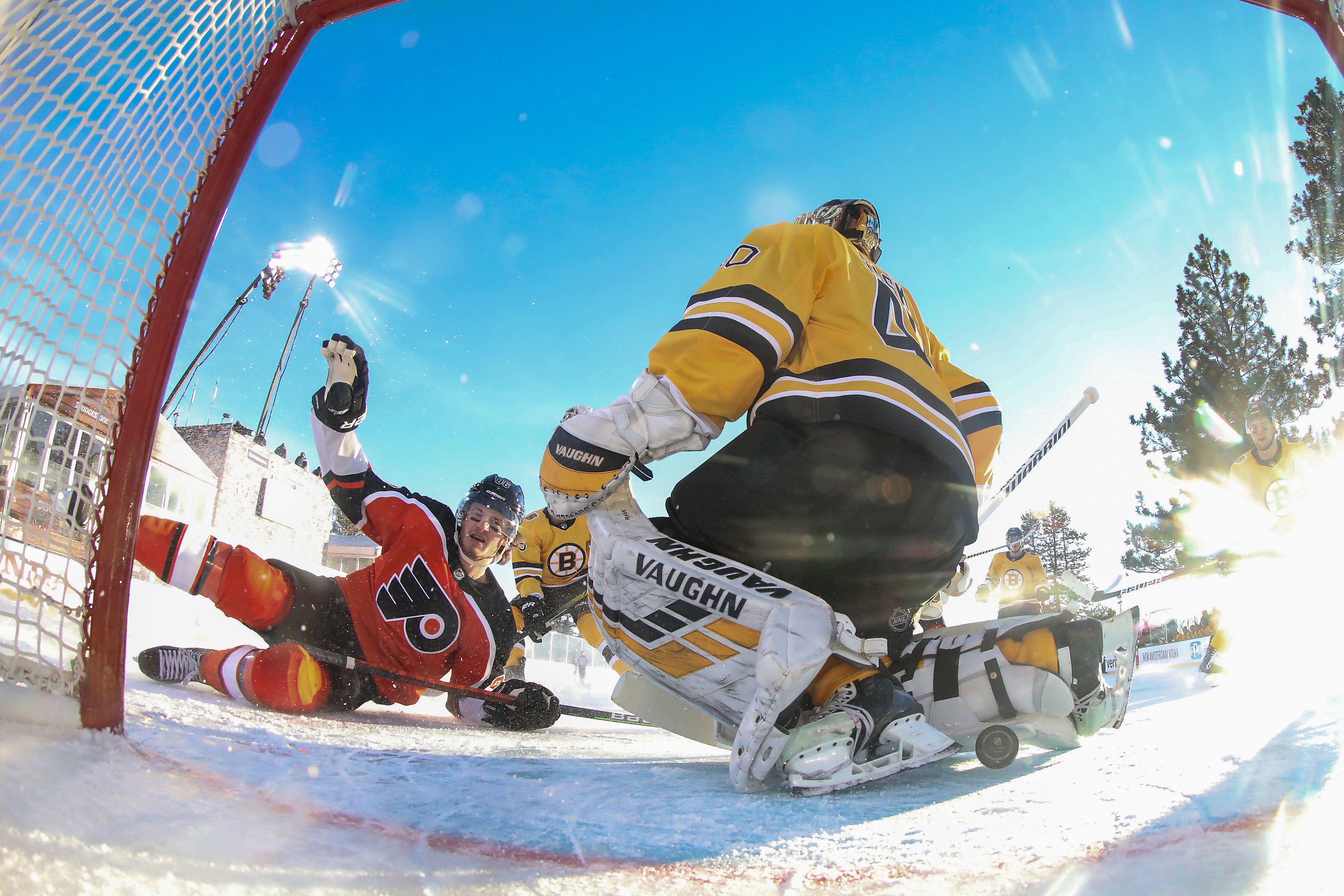 David Pastrnak of the Boston Bruins, wearing sunglasses, warms up News  Photo - Getty Images