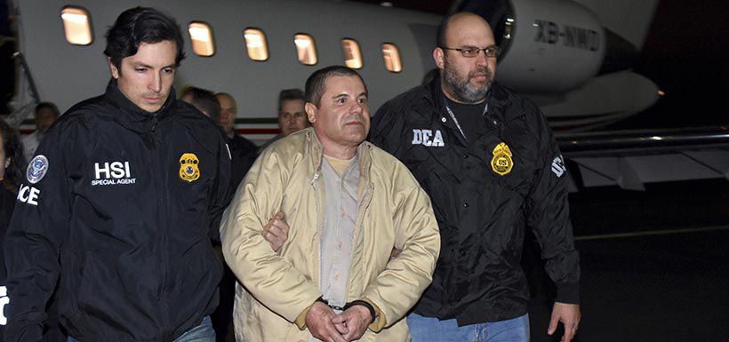 Joaquín El Chapo Guzám, narcotraficante mexicano