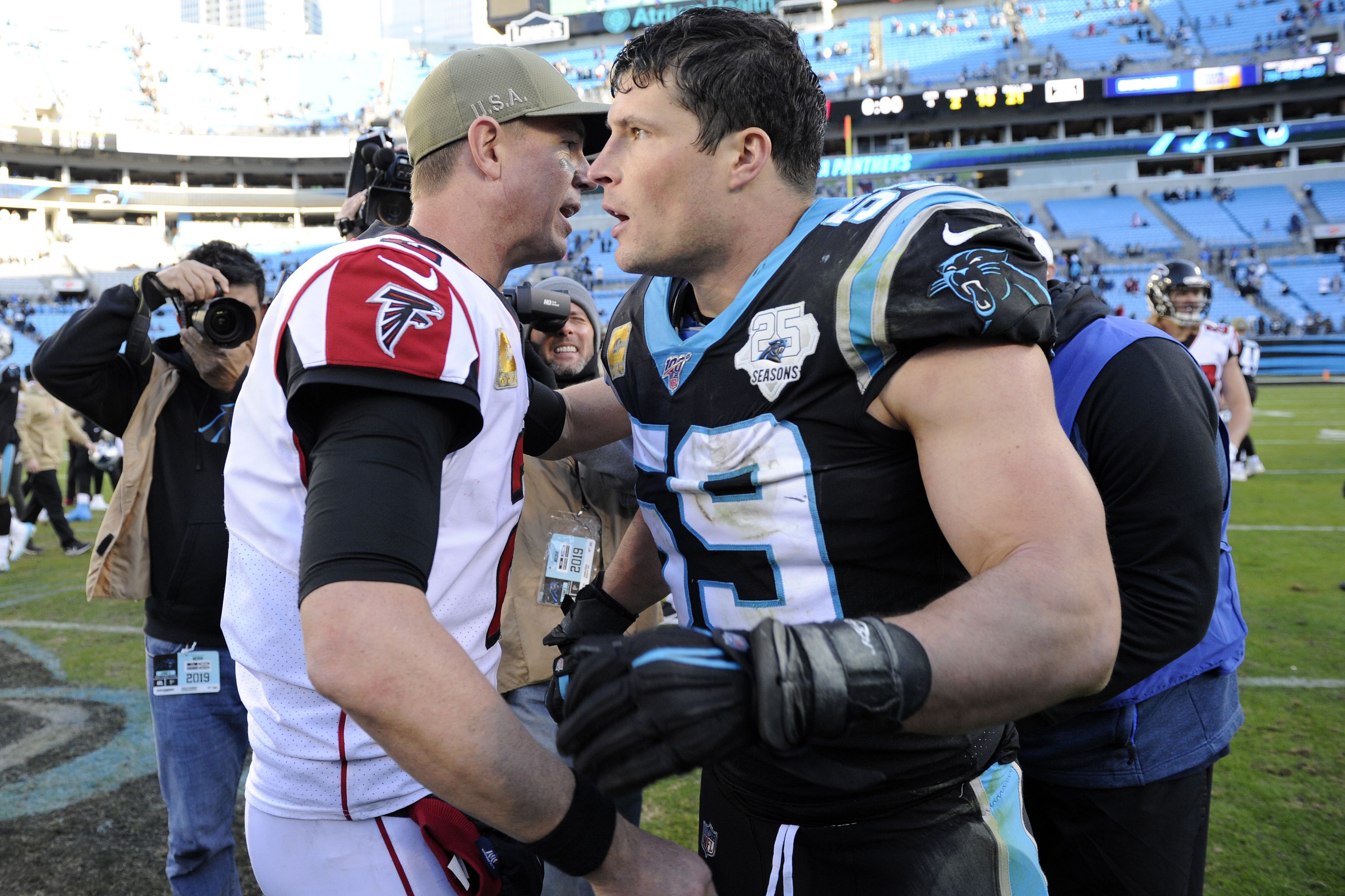 9-Year-old Luke Kuechly fan meets the Panthers linebacker