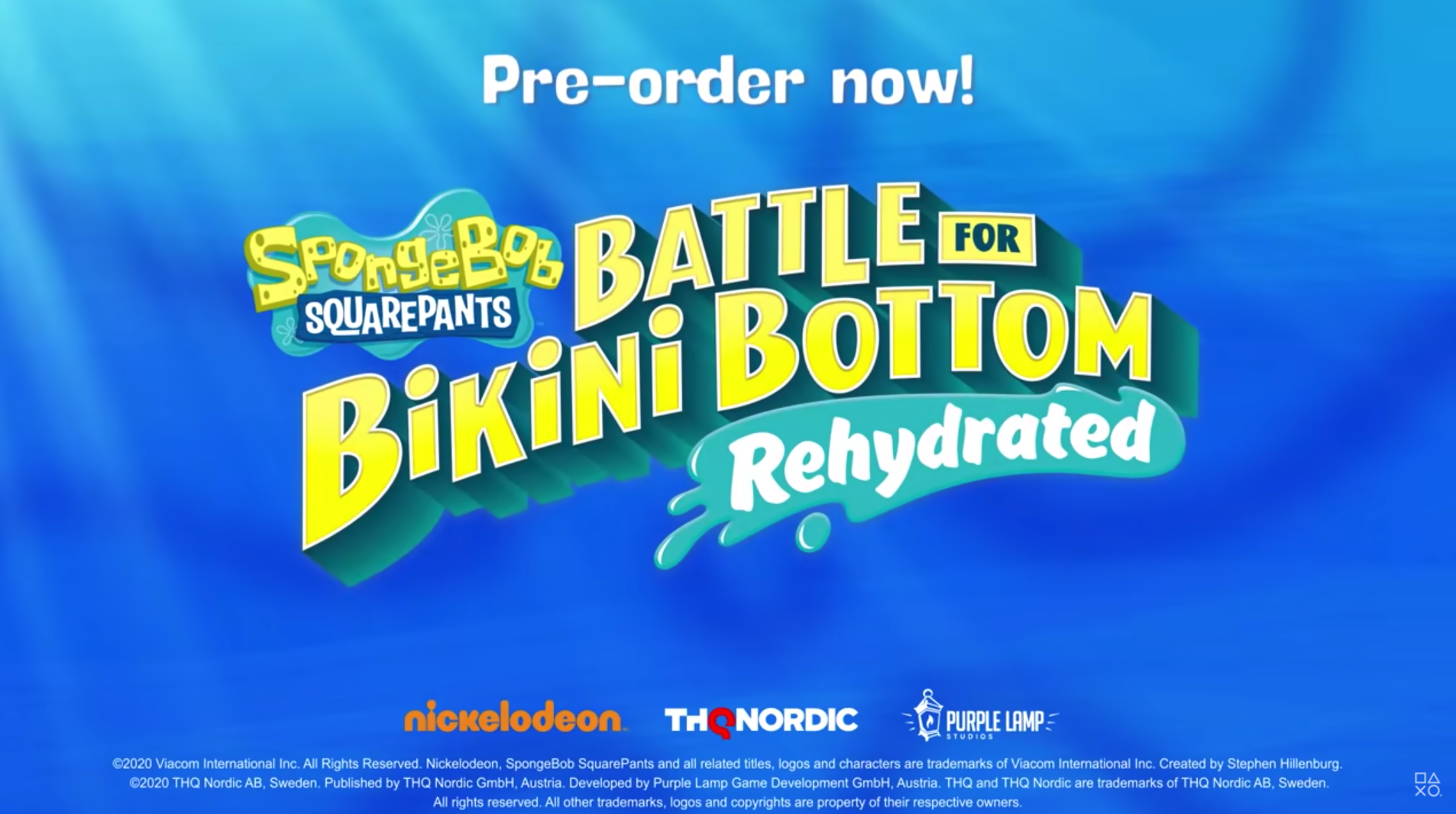 Pre-order 'Spongebob Squarepants: Battle for Bikini Bottom: Rehydrated'
