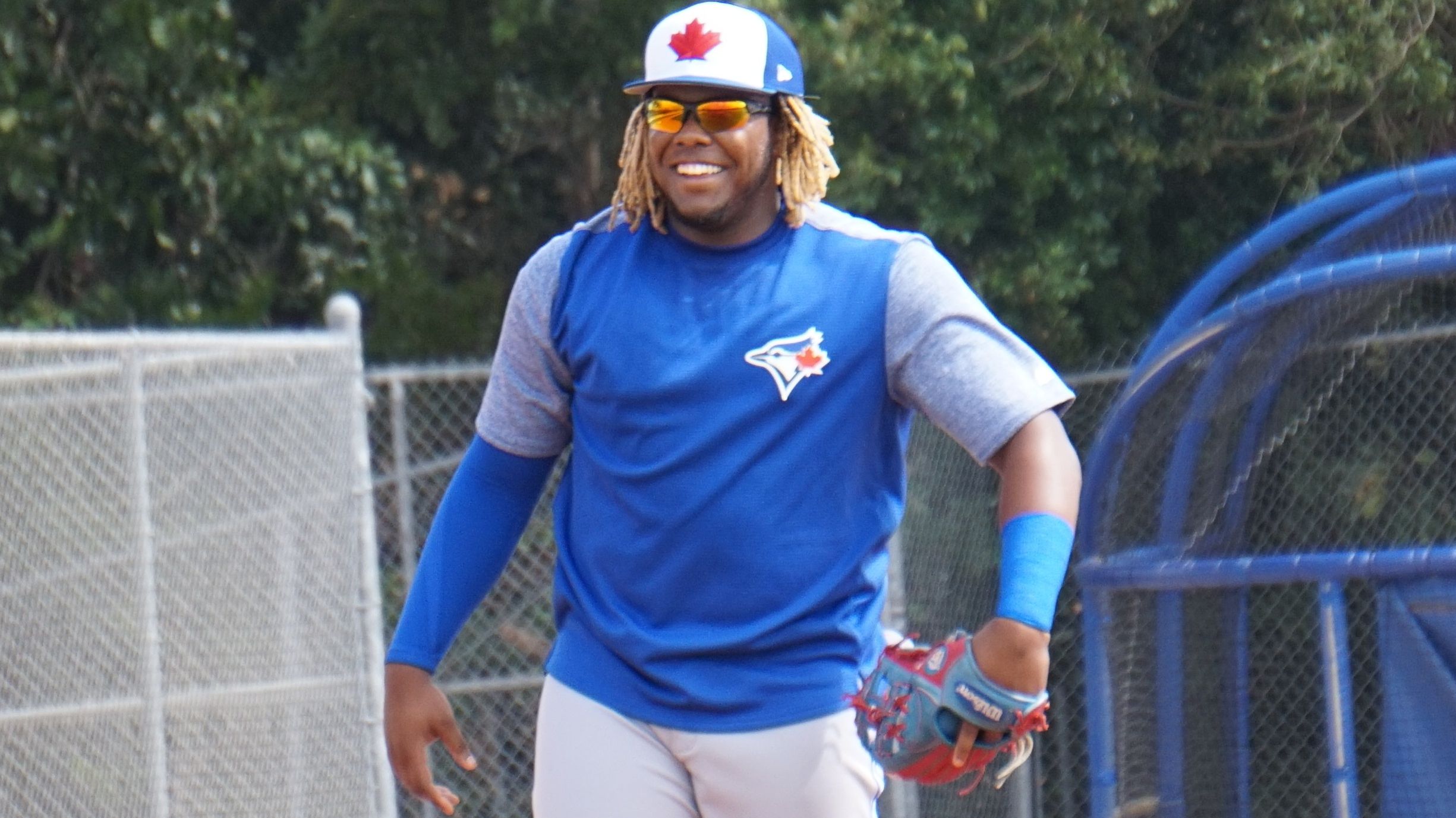 2019 All-Star Game Work Out Day Batting Practice Used Jersey - Vladimir Guerrero  Jr. (Toronto Blue Jays)