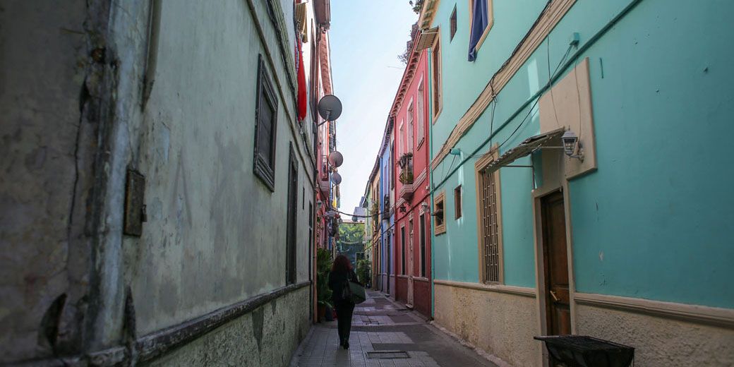 Barrio Yungay, Santiago Centro. Foto Reinaldo Ubilla