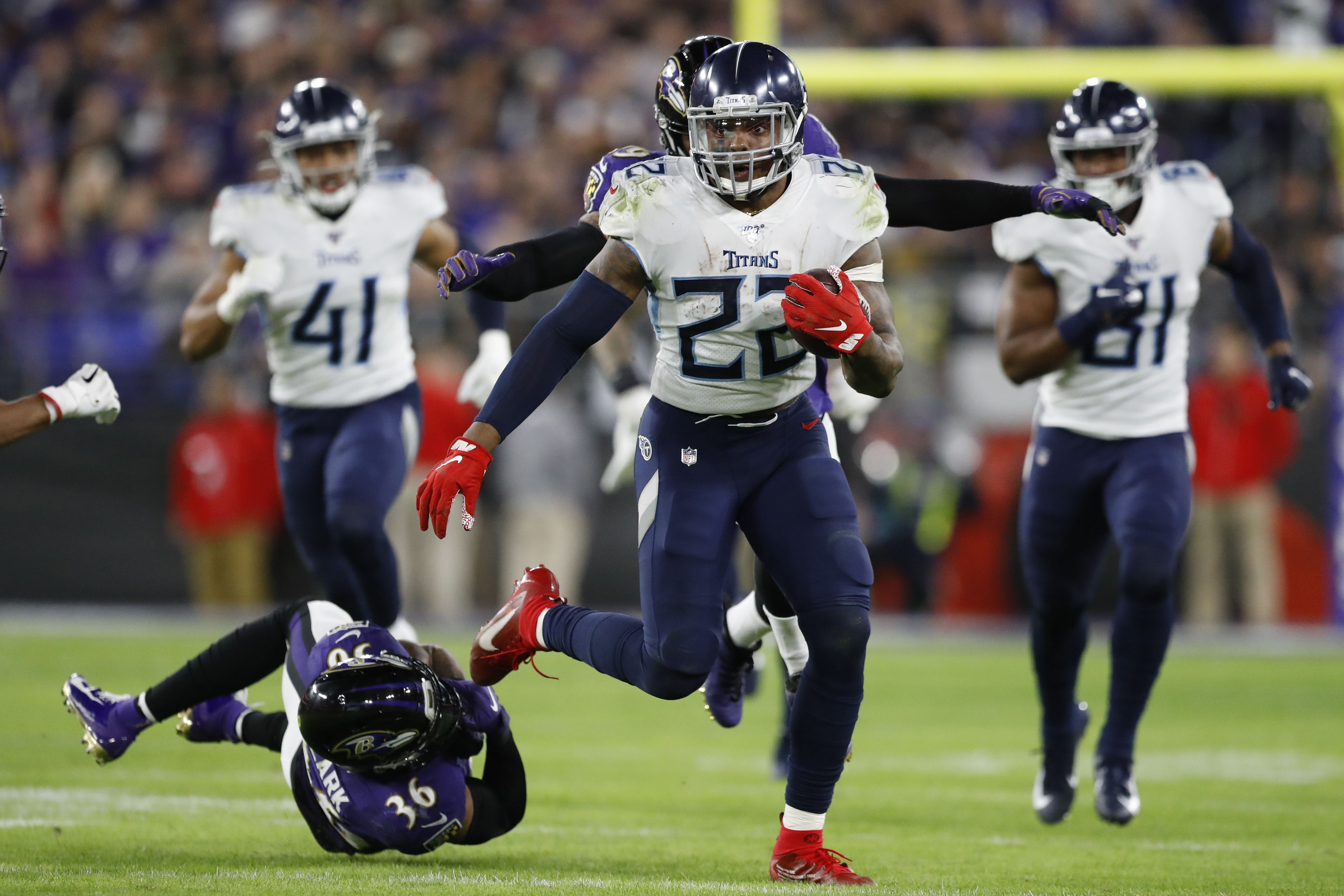 Henry finishes it: Titans' TD in OT sinks reeling Ravens