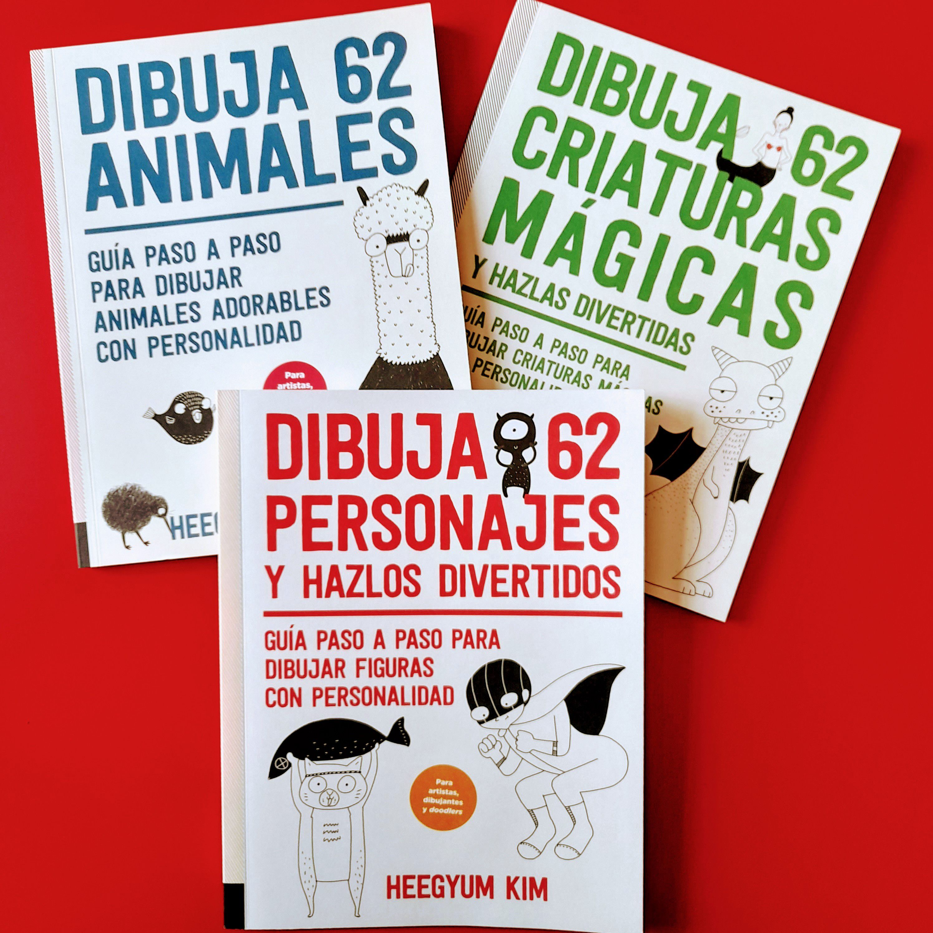 Crea criaturas:
Además de desarrollar la destreza física y la coordinación cerebro/mano, dibujar alivia el estrés. Esta colección de la autora koreana @hee_cookingdiary está formada por tres libros que, paso a paso, enseñan formas básicas y cómo sumar elementos para crear personajes únicos. 
@libreriascontrapunto