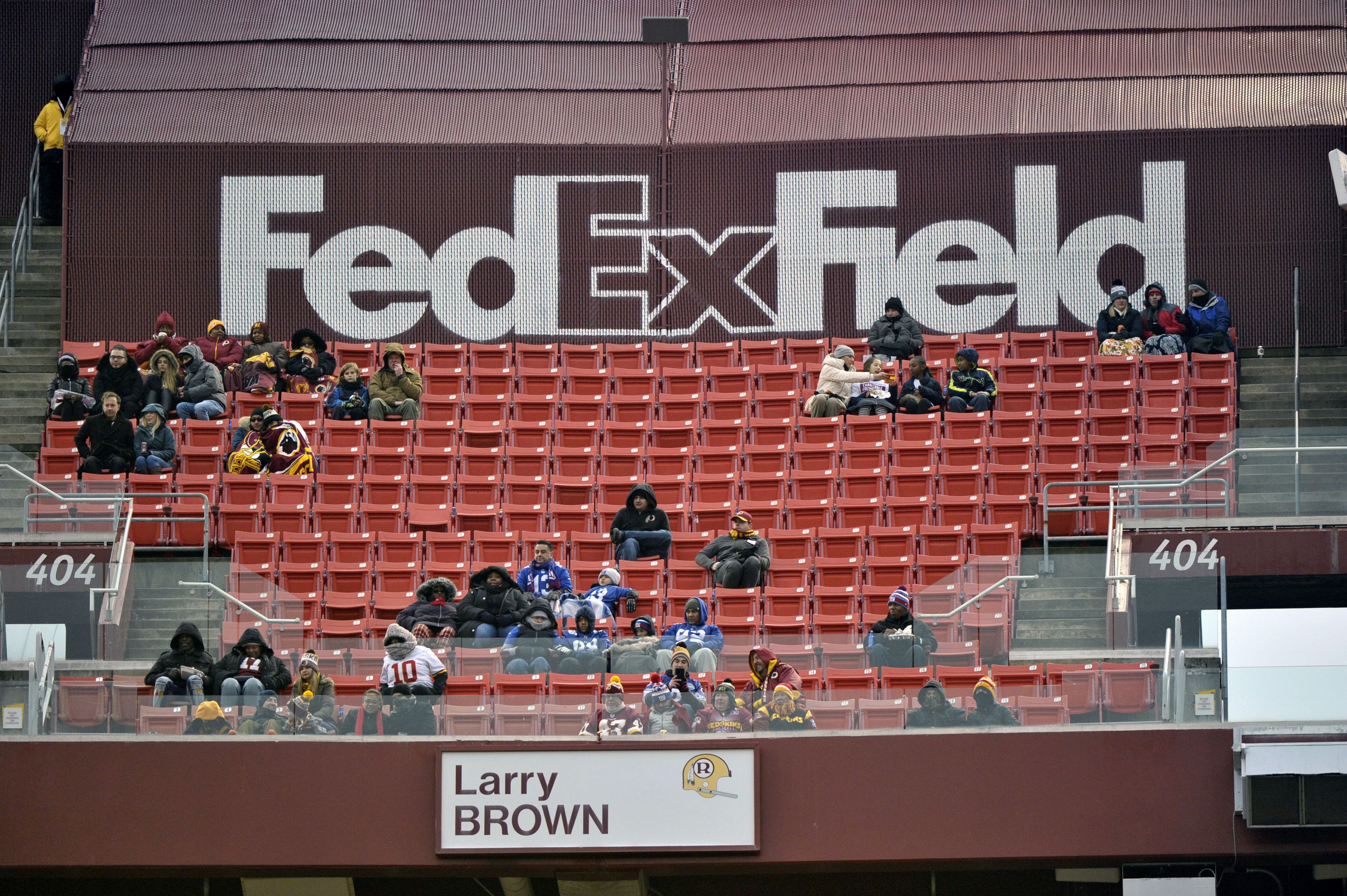 The Washington Redskins Stadium Store at FedEx field stadium in