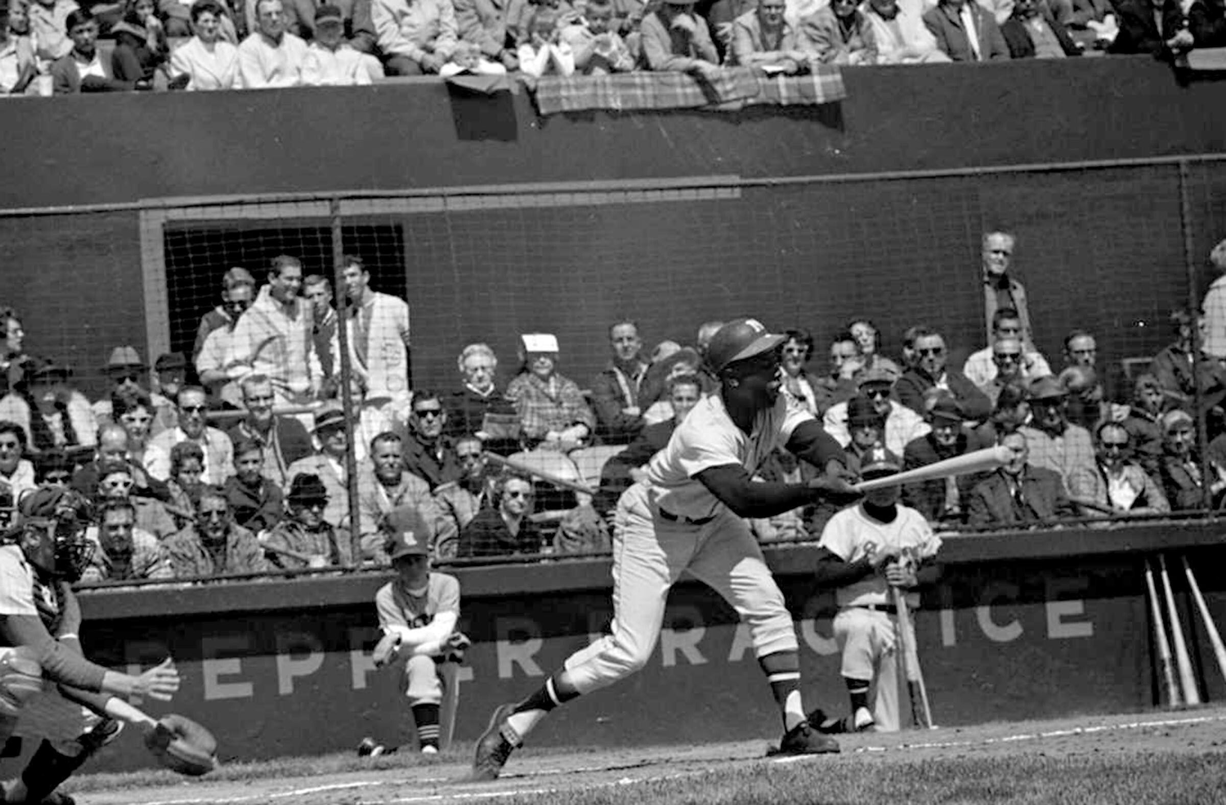 Hank Aaron, longtime baseball home-run king and Hall of Famer with