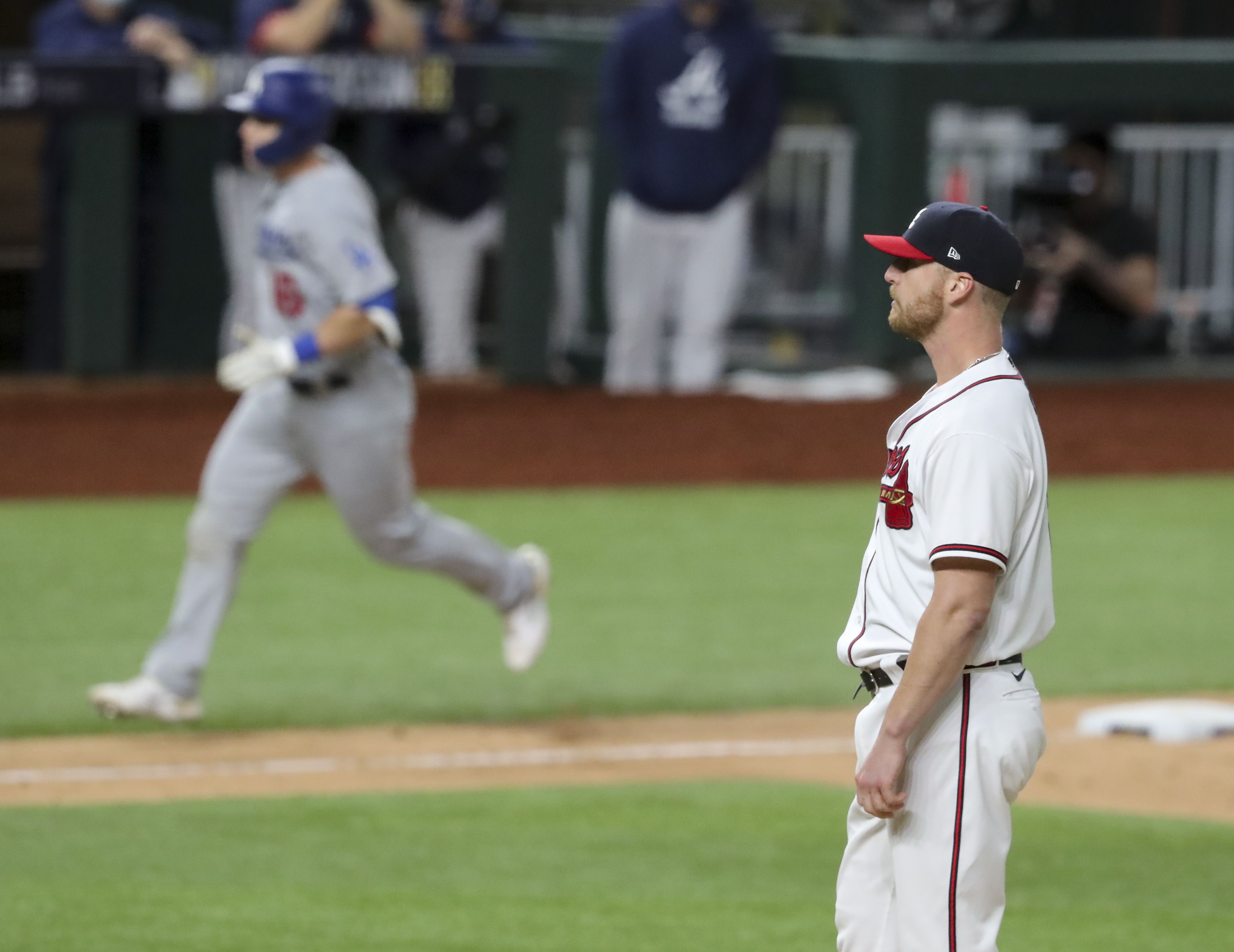 Braves almost squander 7-run lead, take second straight from Dodgers - The  Boston Globe