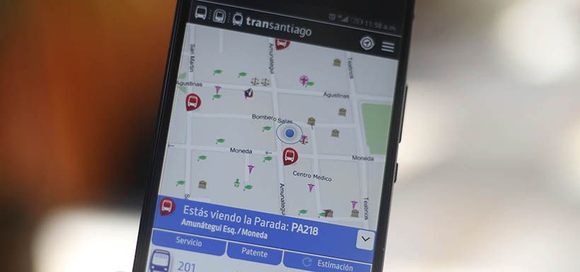 Lanzan aplicación del Transantiago para planificar viajes