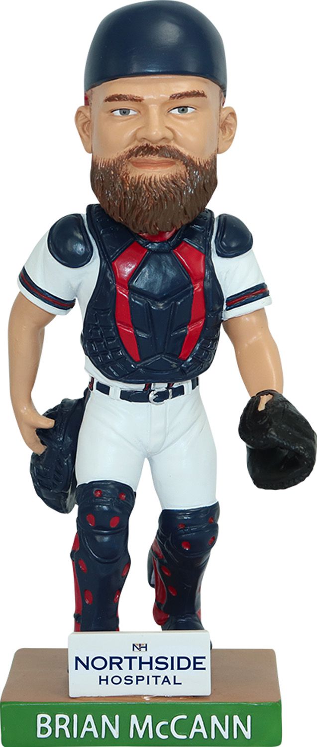 Rome Braves Brian McCann 2021 Bobblehead SGA - NEW IN BOX!