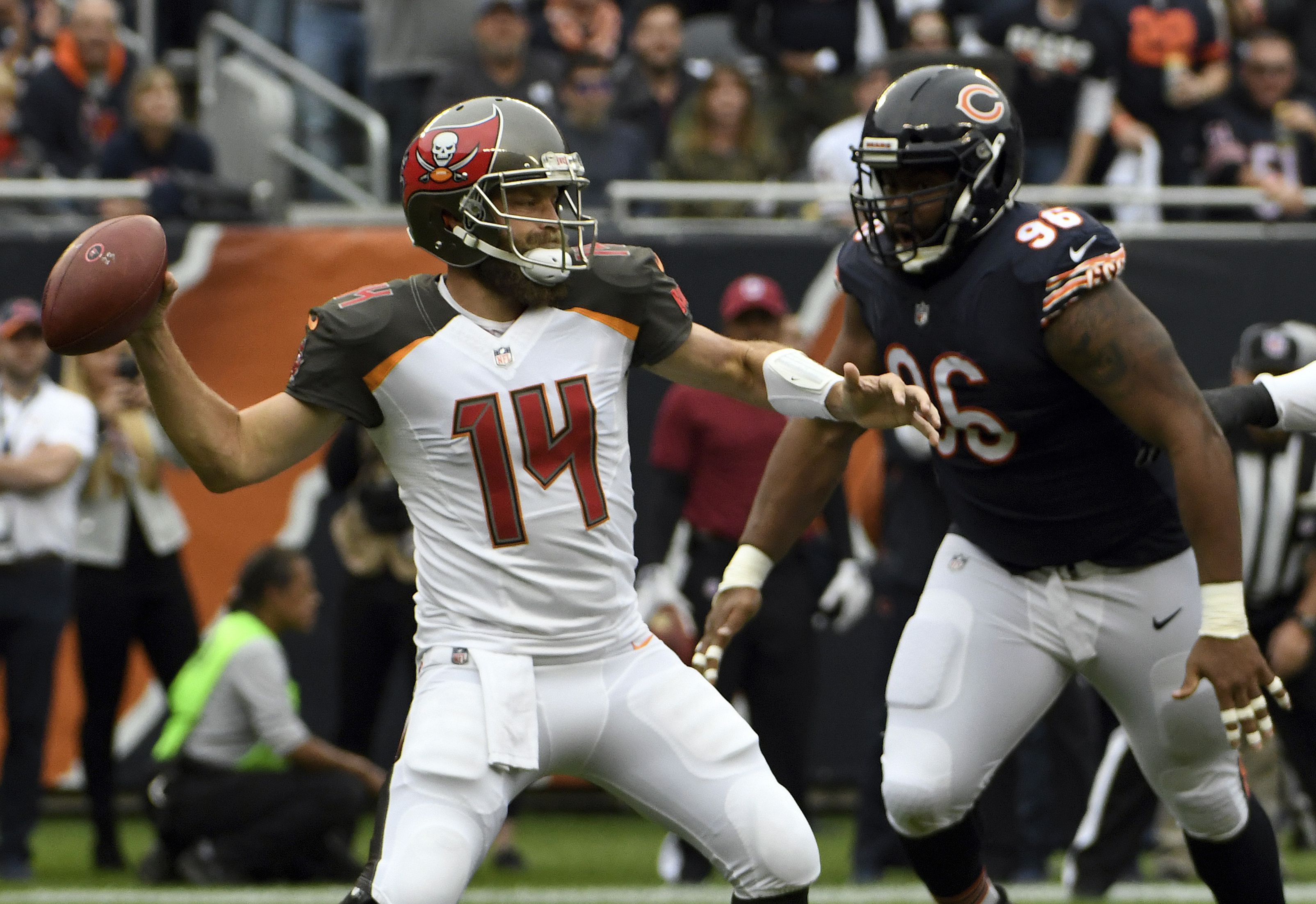 Ryan Fizpatrick in, Jameis Winston out as Tampa Bay Buccaneers' QB