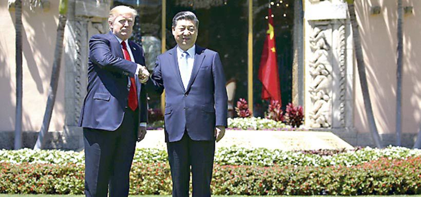 Xi Jinping y Donald Trump