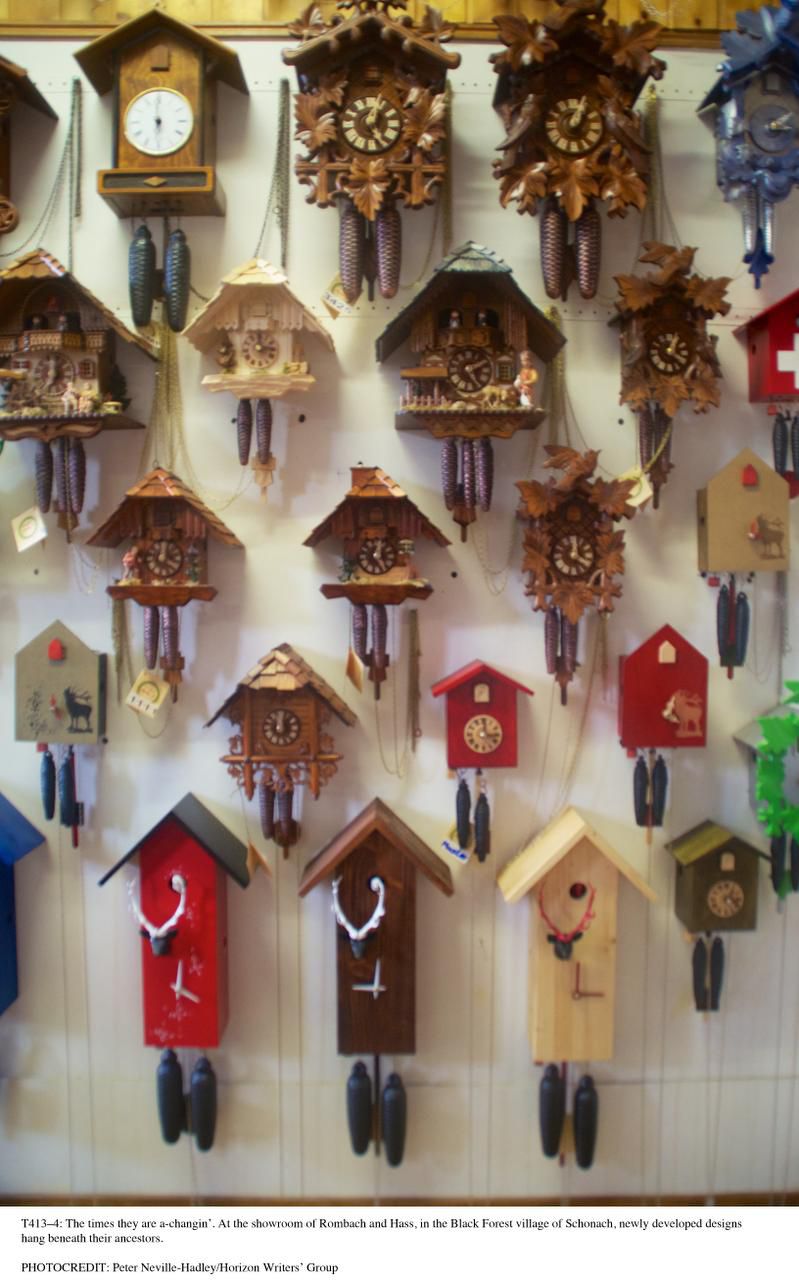 Hubert Herr Black Forest made wood Cuckoo clock dials complete with hands. 