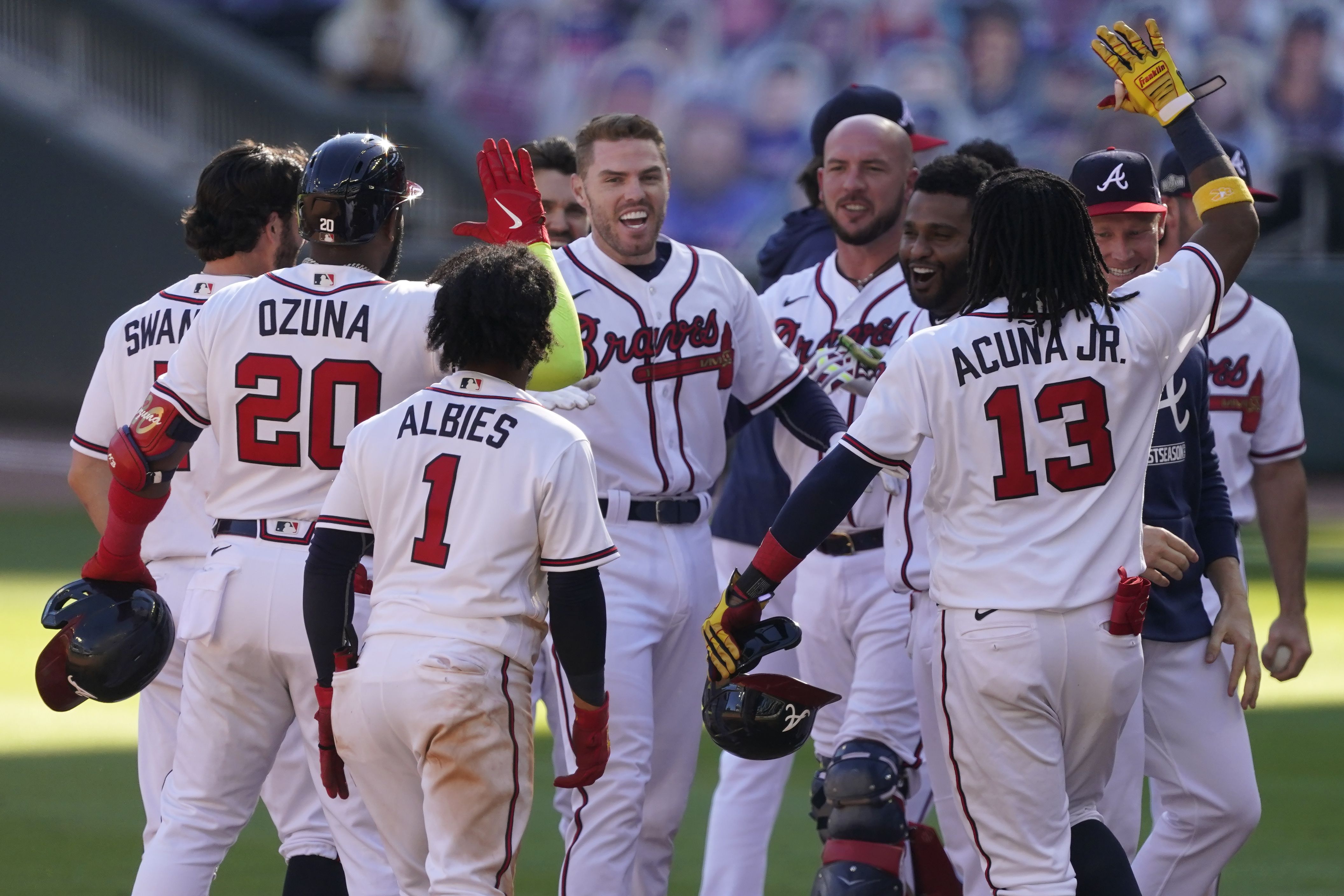 Freddie Freeman walk-off, Braves clinch 2nd seed