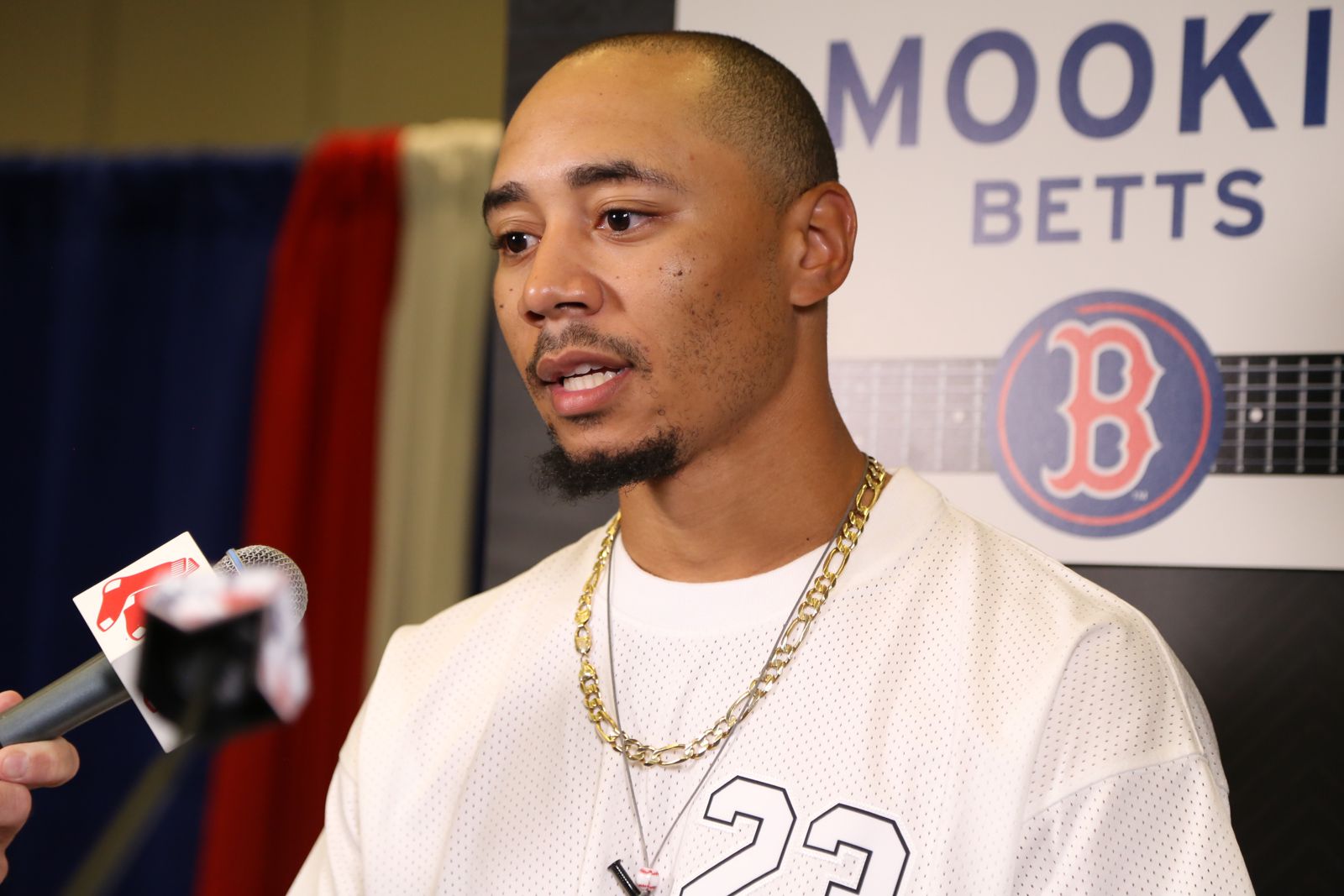 Mookie Betts 'up there' among best dressed on All-Star red carpet