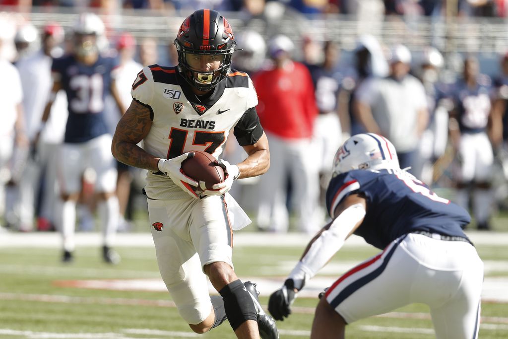 2020 NFL Draft: Oregon State WR Isaiah Hodgins skyrocketing up board