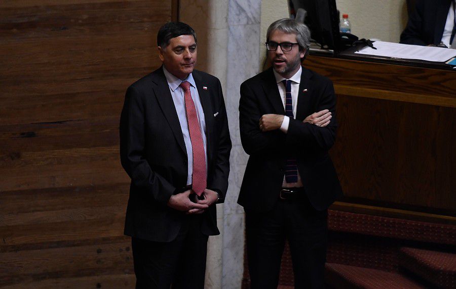 Claudio Alvarado y Gonzalo Blumel