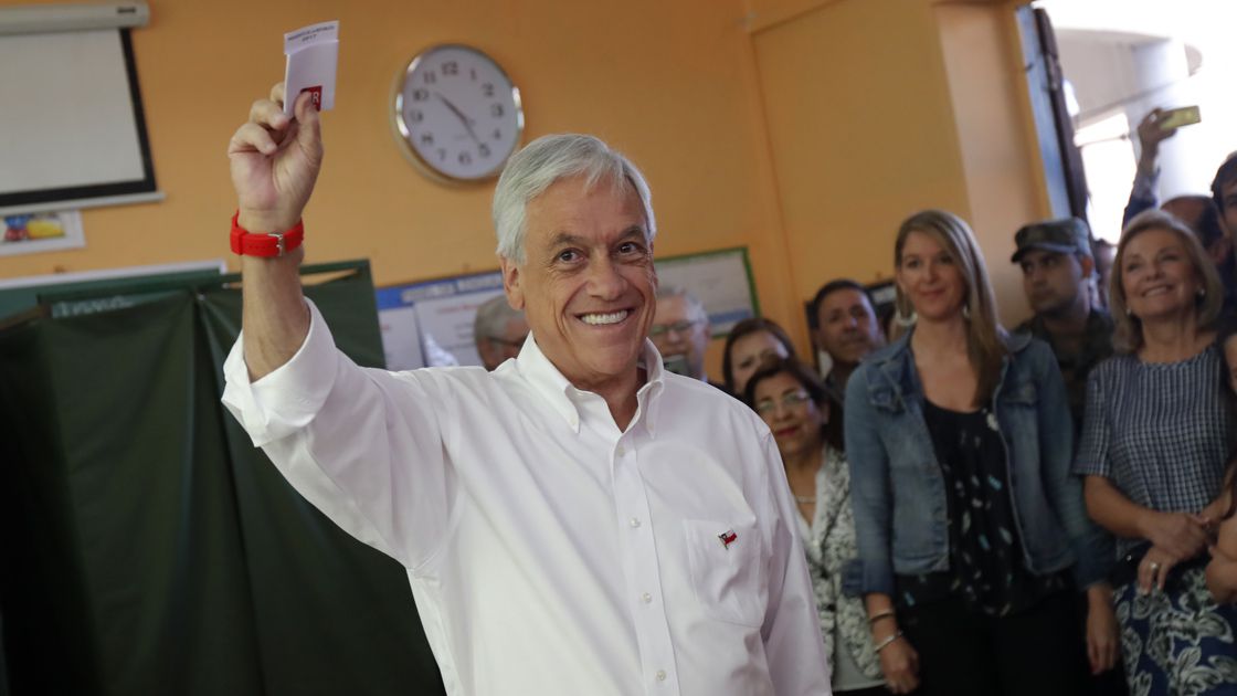 Votacion de Sebastian Piñera