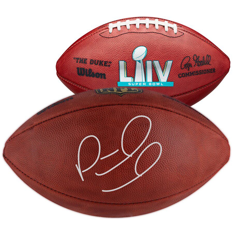 San Francisco 49ers Super Bowl LIV (54) Team Signed Football – All In  Autographs