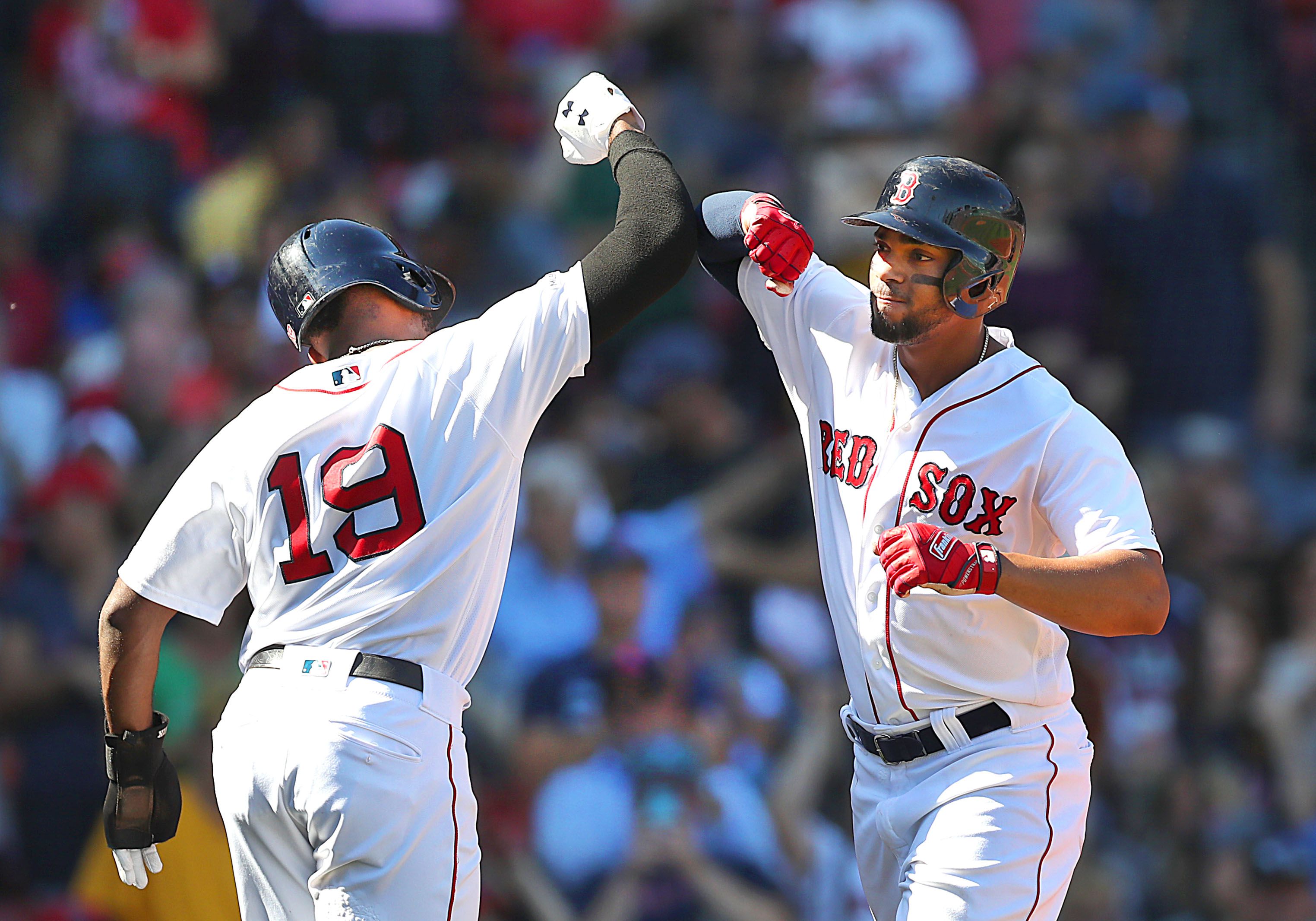 Will Boston Red Sox keep wearing yellow and blue uniforms during winning  streak? 'We have some smart people,' Xander Bogaerts says 