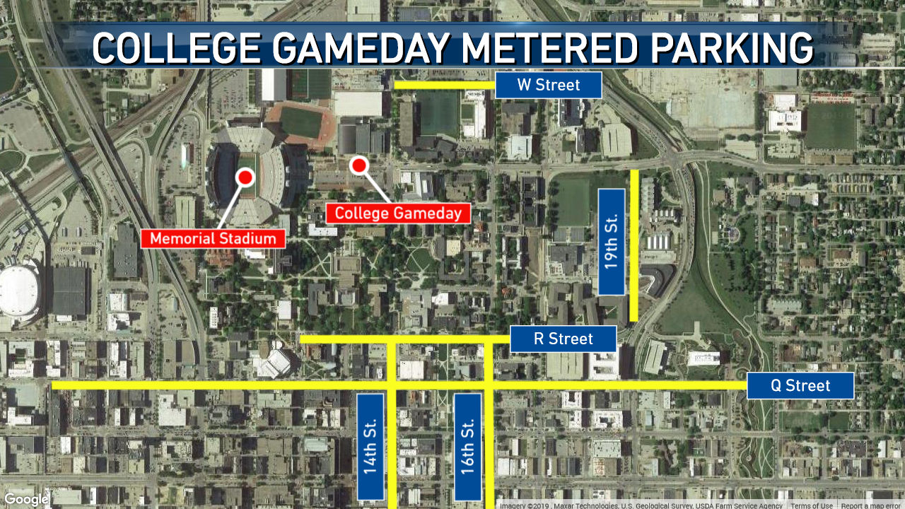 ESPN College GameDay location and parking information