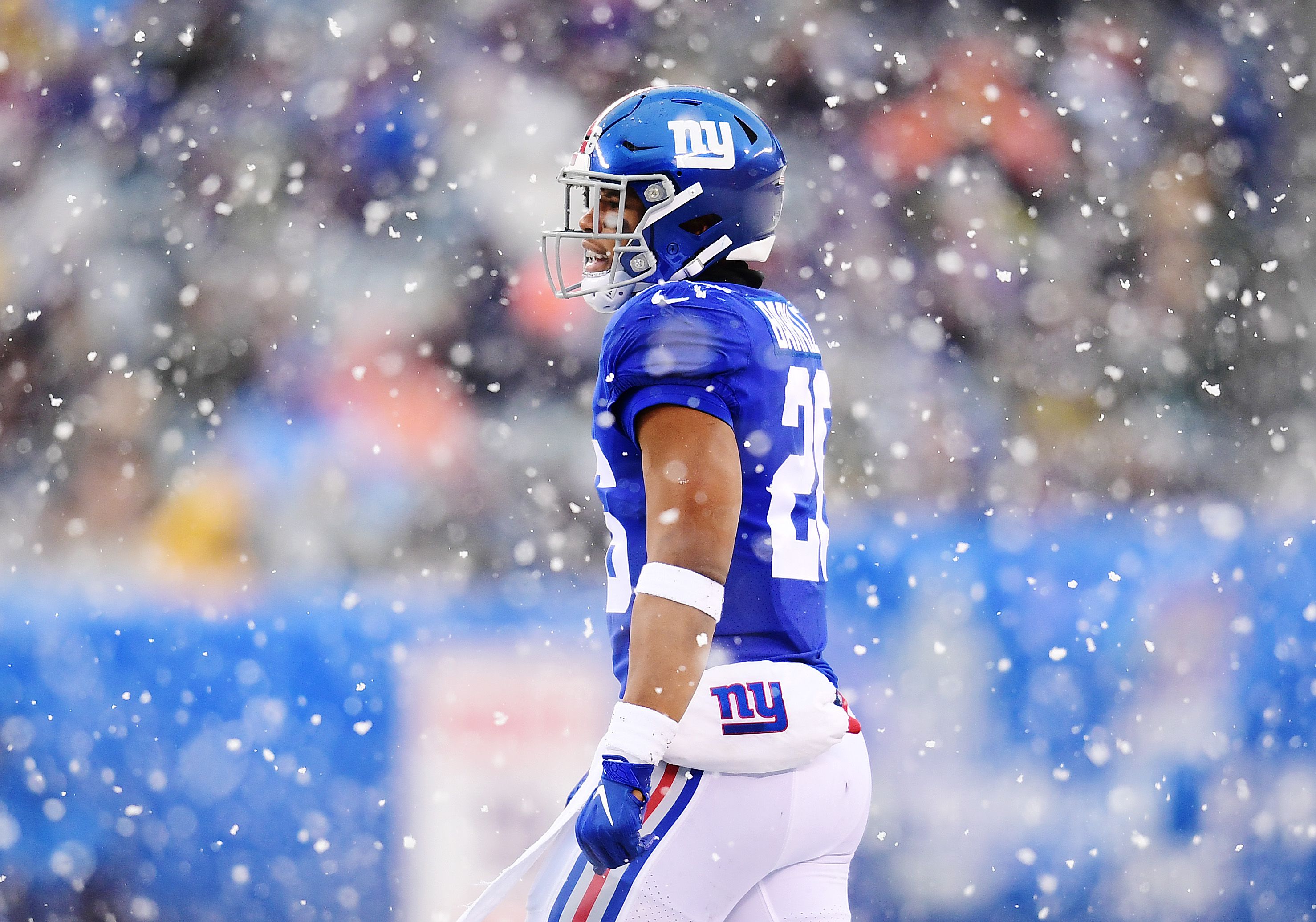 Giants coach on if Saquon Barkley will play vs. Eagles: 'I hope so'