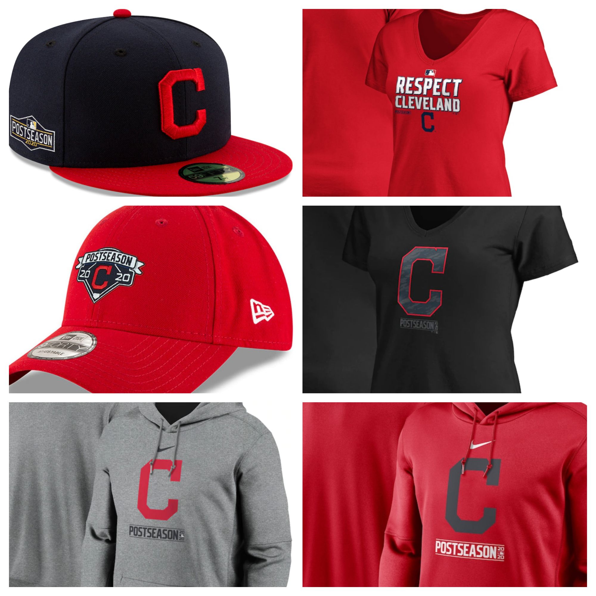 Cleveland Indians 2020 postseason apparel on sale as season winds