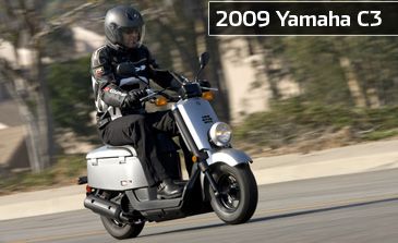 2009 Yamaha C3 Scooter Review- Yamaha Scooter Comparison Test