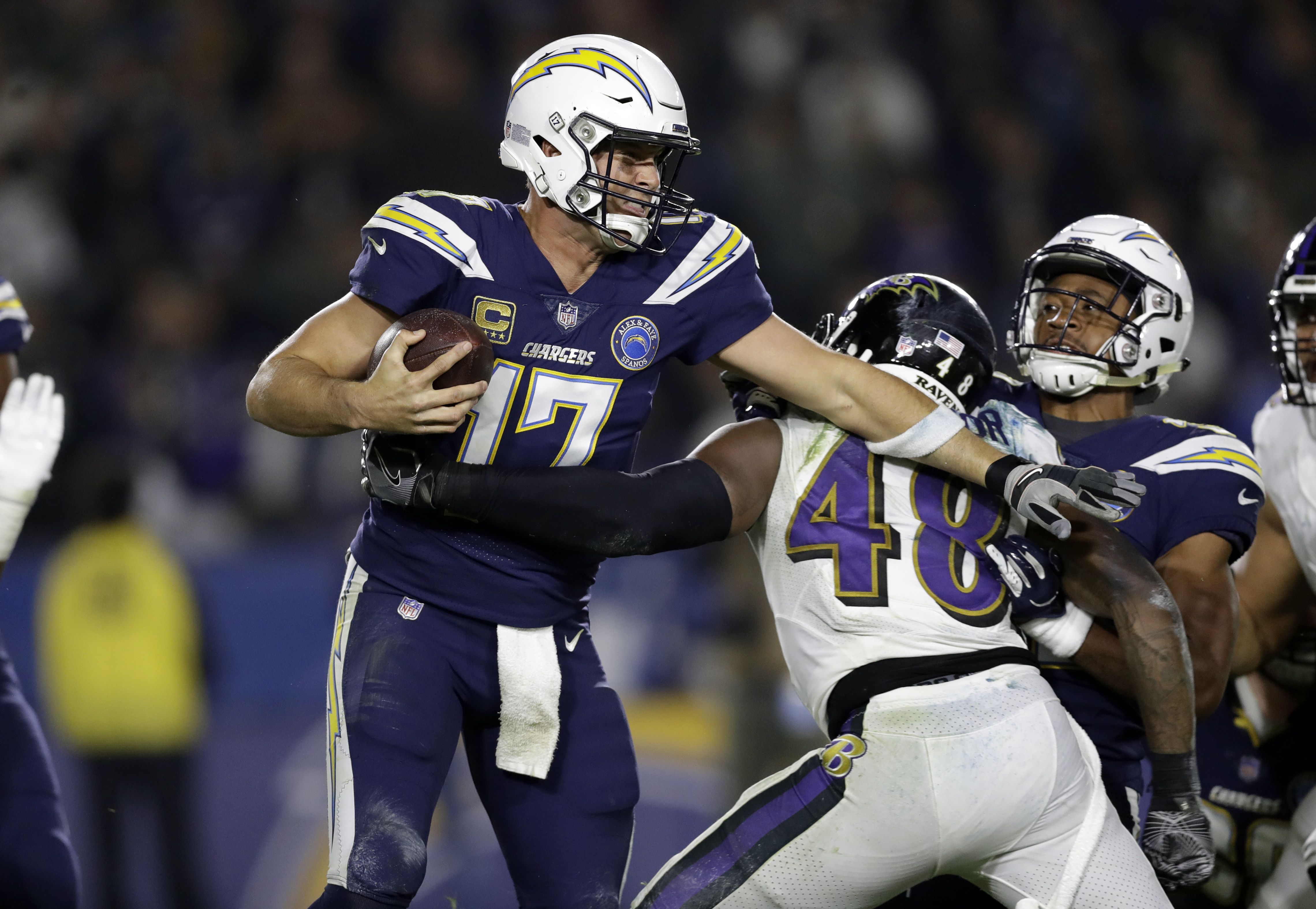 Baltimore Ravens free safety Earl Thomas lines up for a play in the first  half of an NFL football game against the Arizona Cardinals, Sunday, Sept.  15, 2019, in Baltimore. (AP Photo/Nick