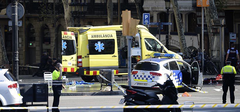 Atropello en Barcelona