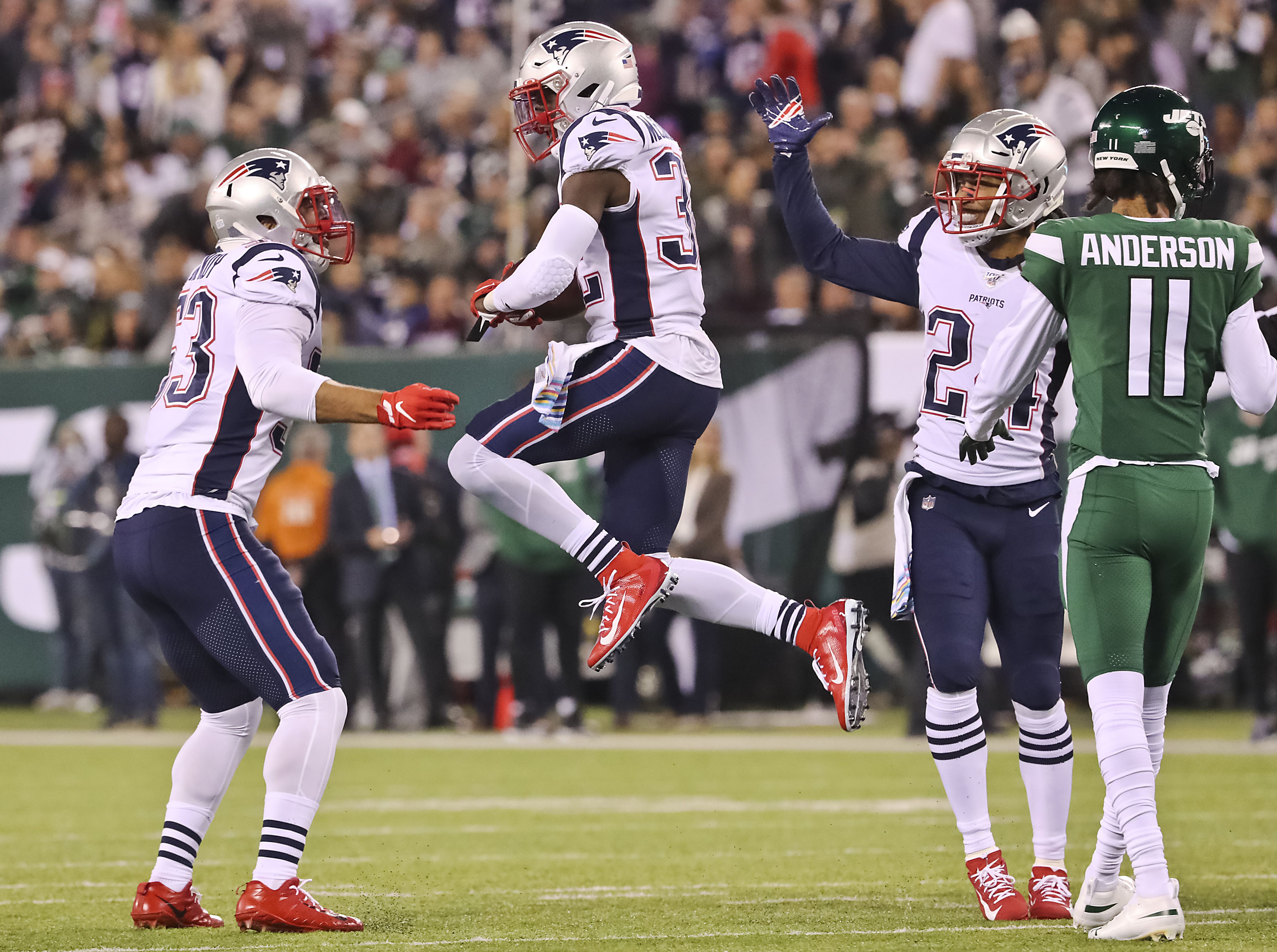 New England Patriots on X: #Patriots will be in white jerseys again for  tomorrow night's game:  / X