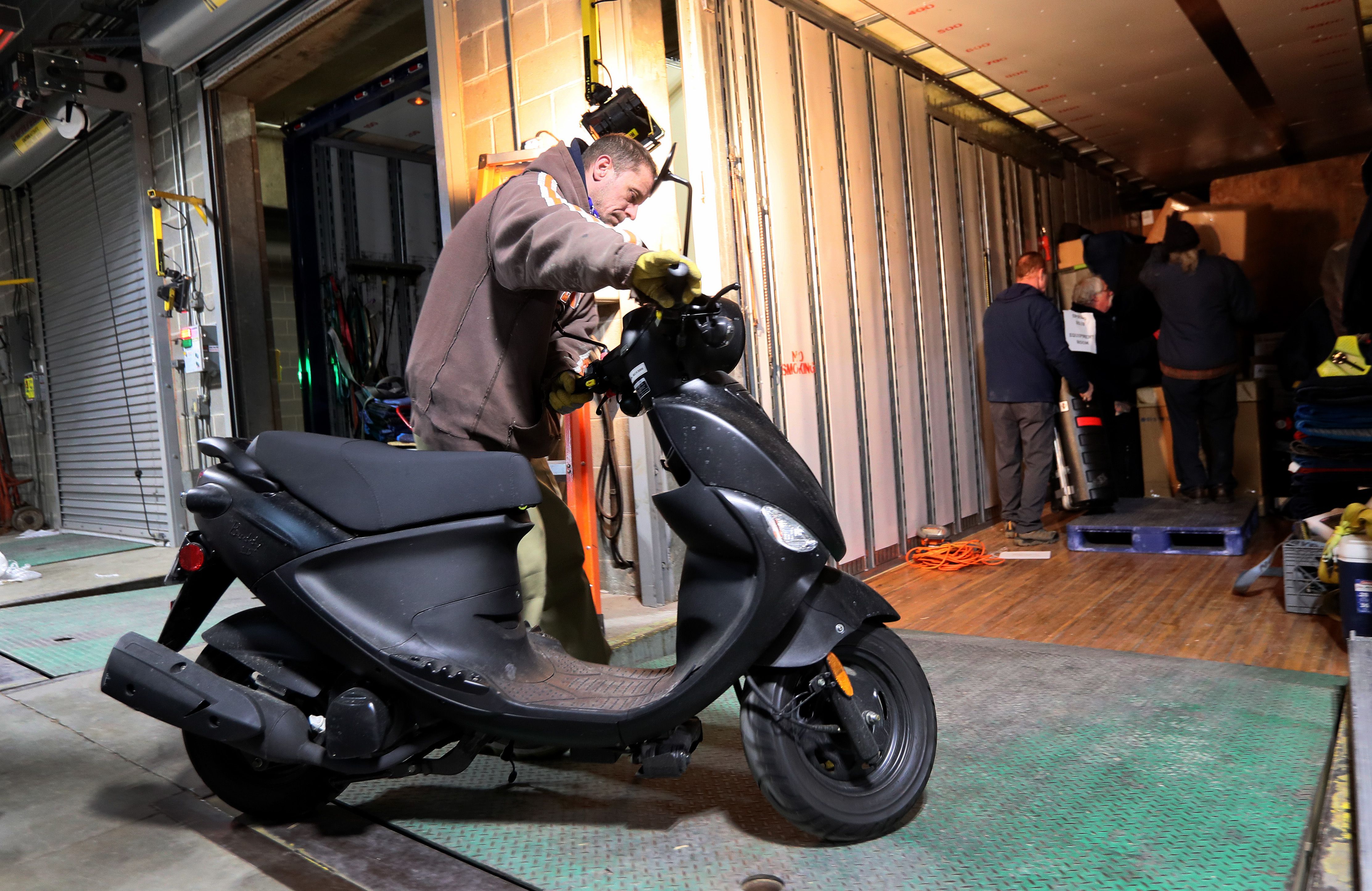 Terry Francona's scooter packed for spring training