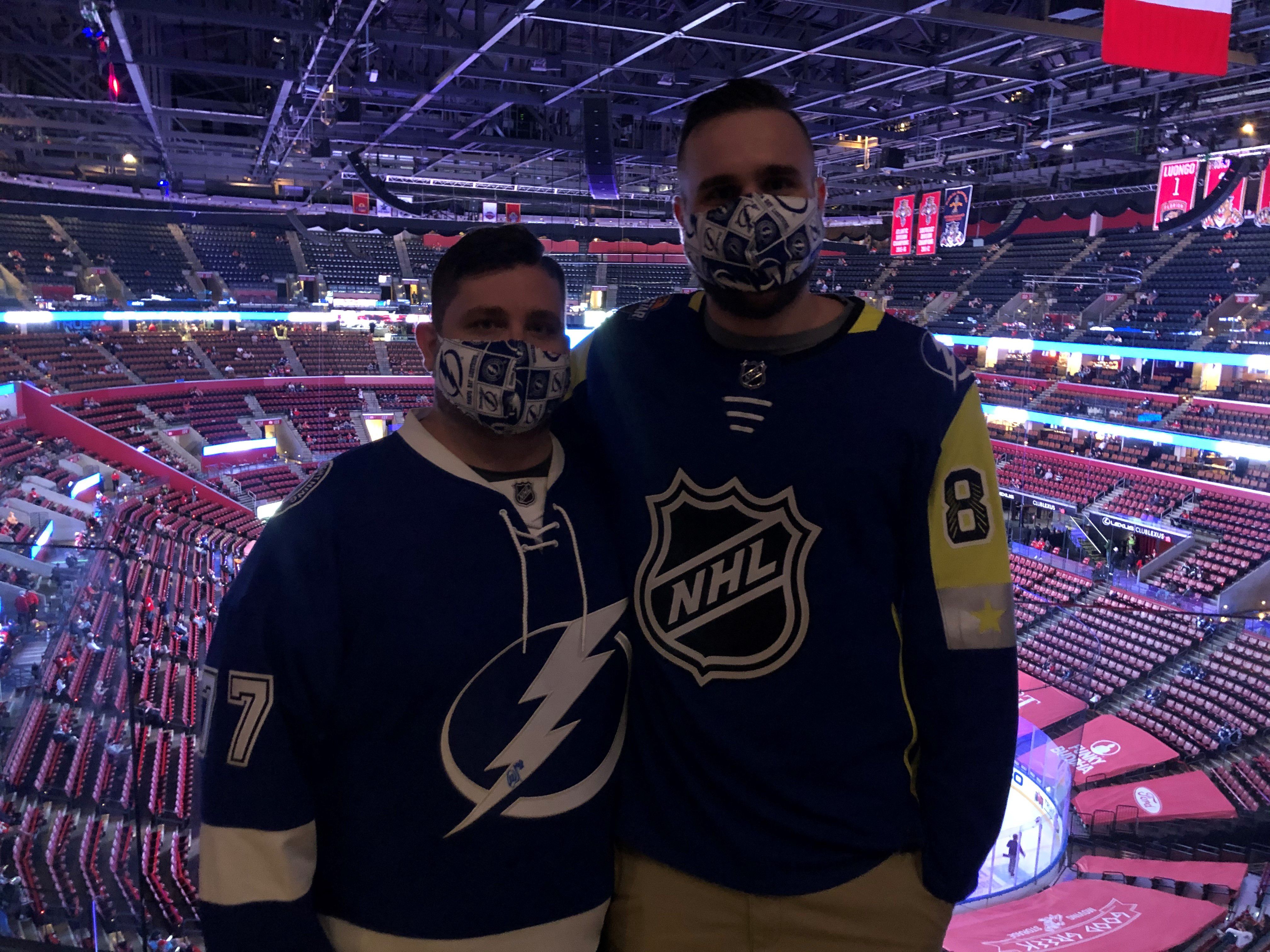 Lightning share Stadium Series spotlight with family, fans, each other