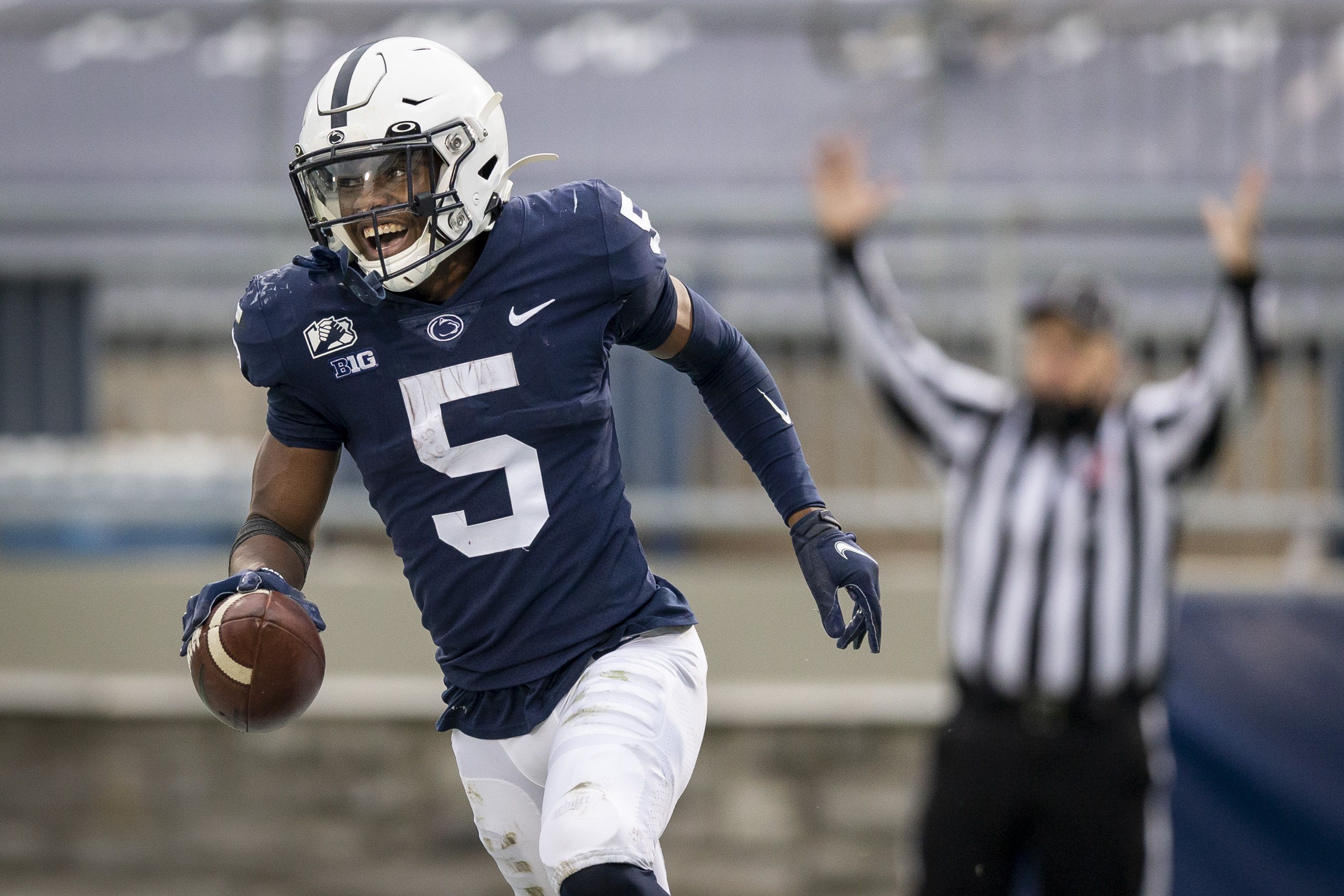 Penn State receiver Jahan Dotson will declare for the NFL draft and skip  the Outback Bowl