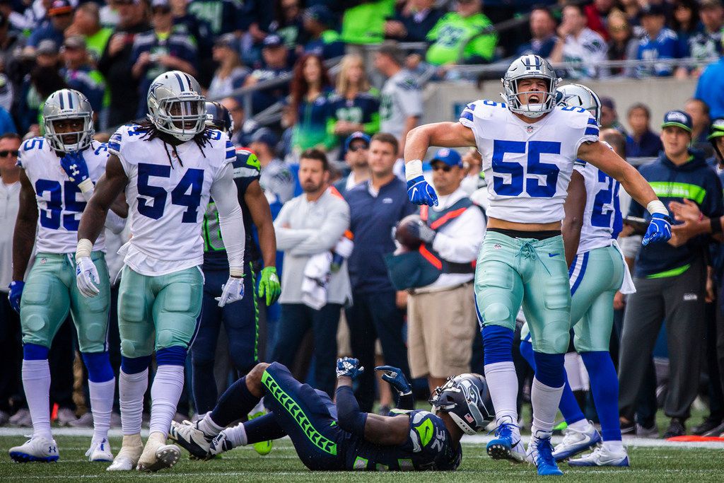 Jaylon Smith, Sean Lee, Leighton Vander Esch, Dallas Cowboys