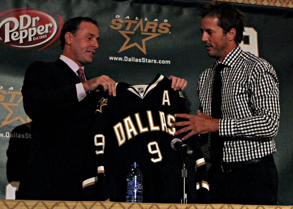 Dallas Stars honor Mike Modano, retire No. 9 jersey - ESPN