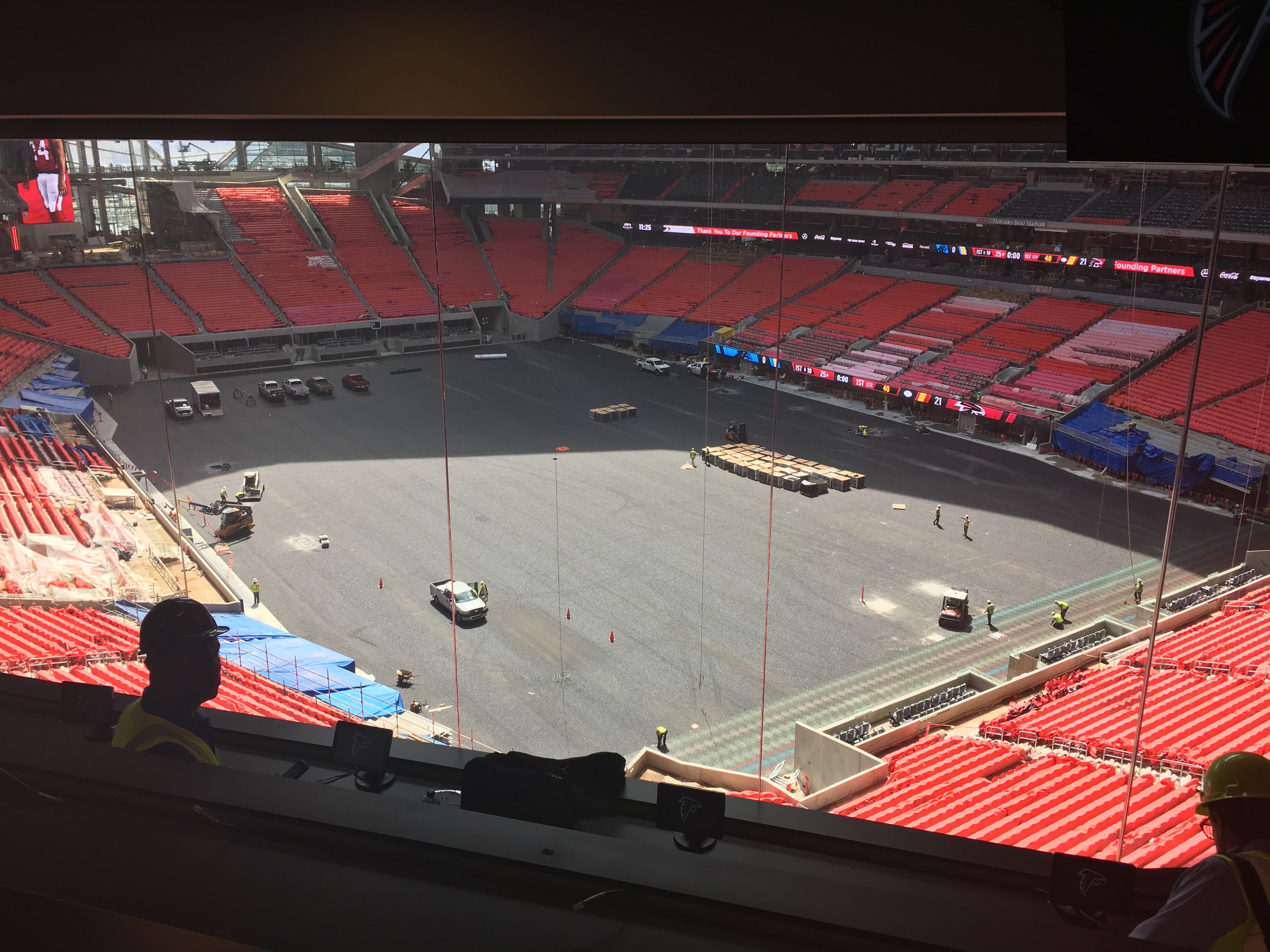 Behold! Mercedes-Benz Stadium