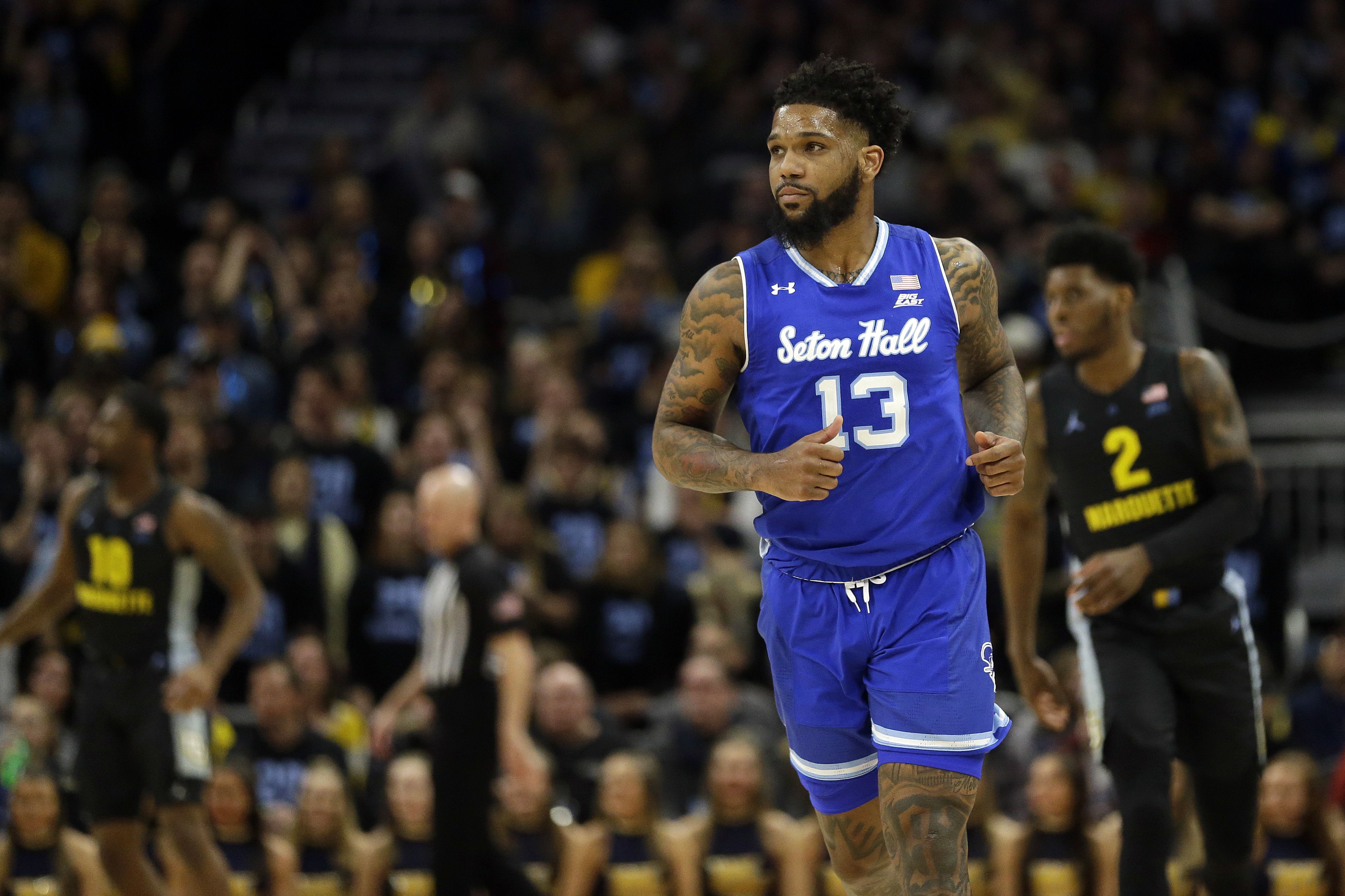 Myles Powell drops game-high 34 points as No. 12 Seton Hall defeats  Georgetown