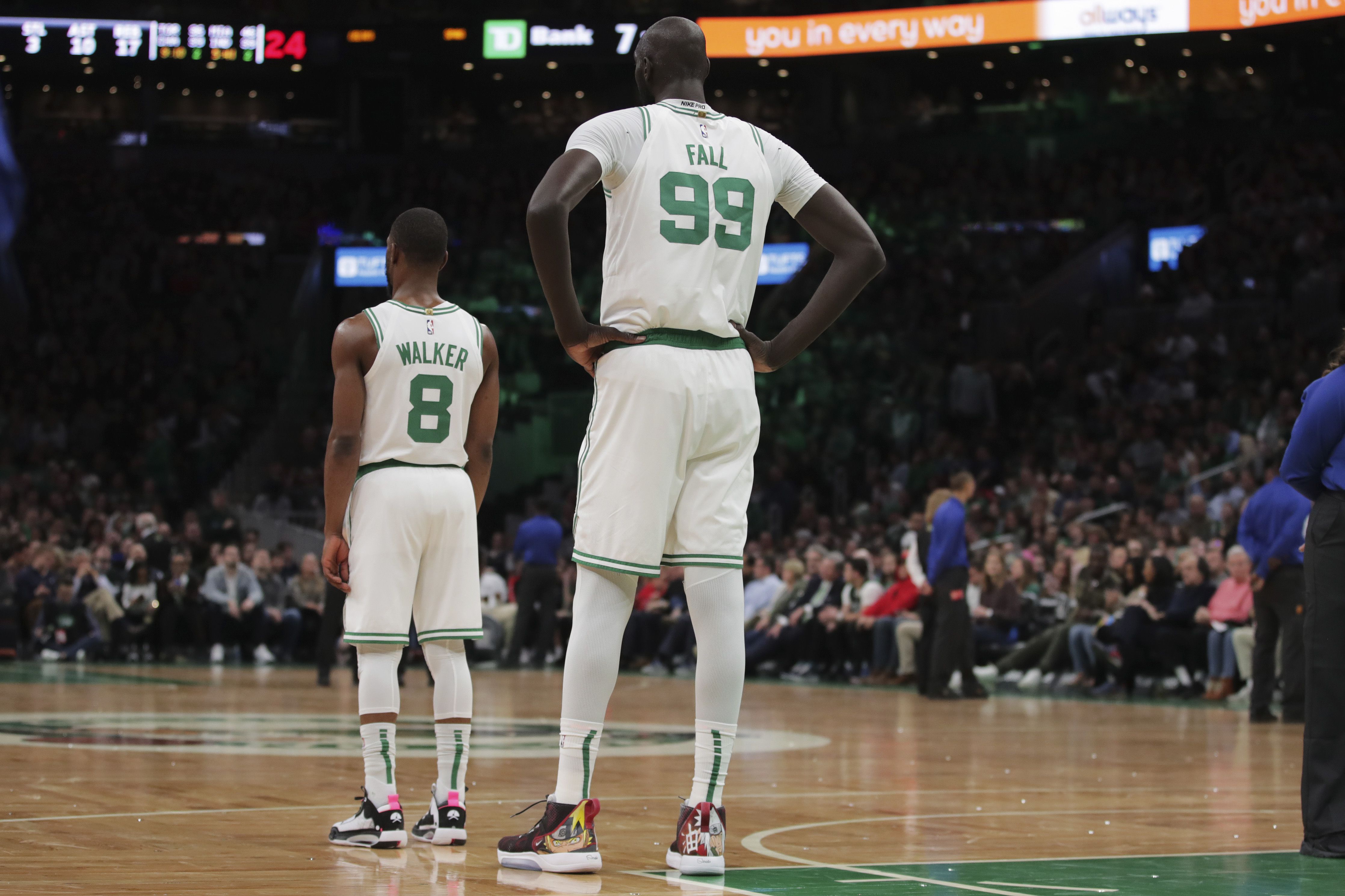 Tacko Fall and Tremont Waters return to Celtics on two-way deals