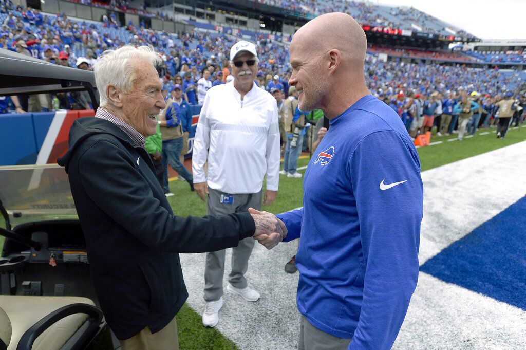 Buffalo Bills Fans Love Pregame Marv Levy Speech [WATCH]