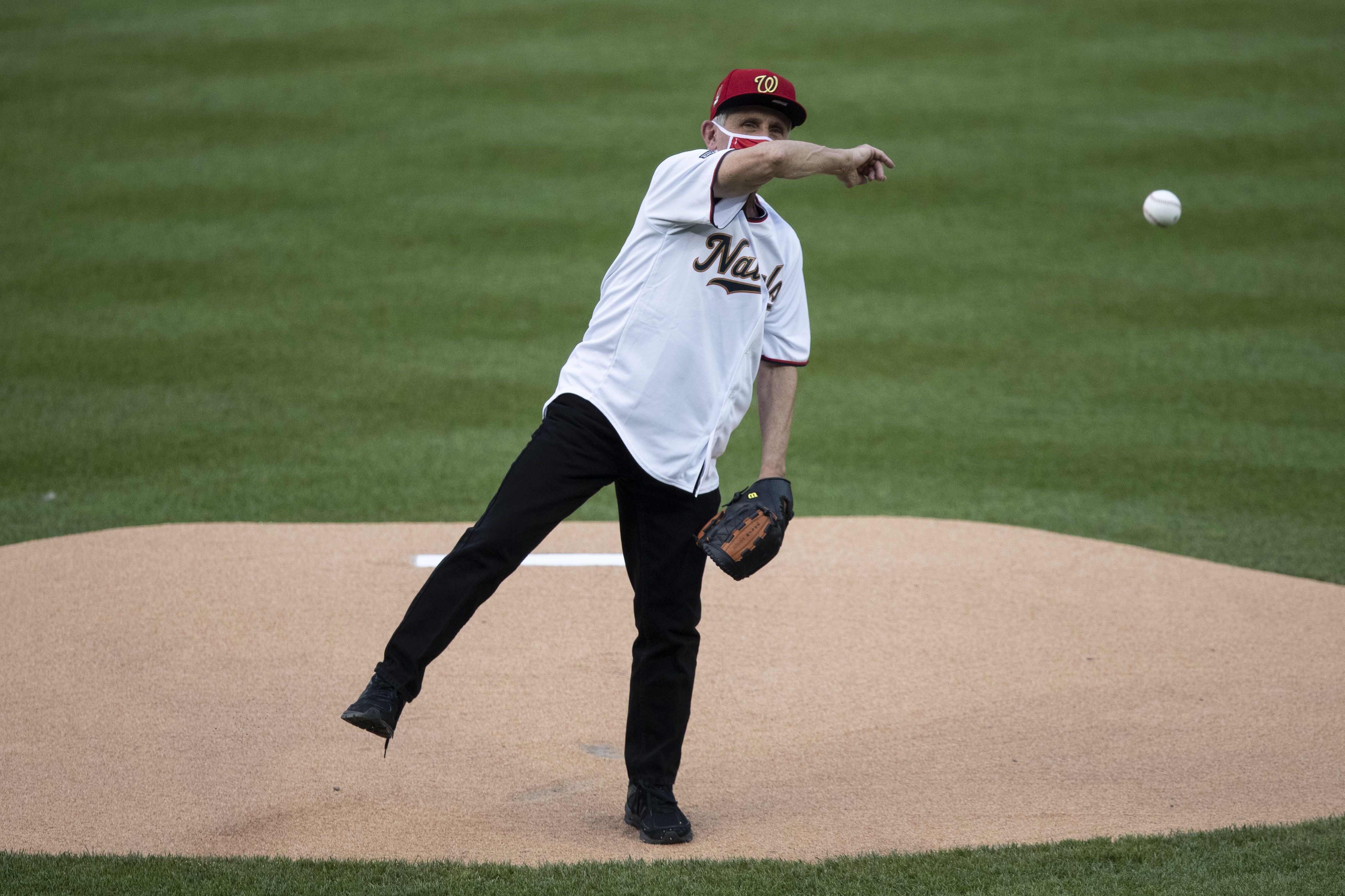 Nationals announce Sean Doolittle will catch Dr. Fauci's first