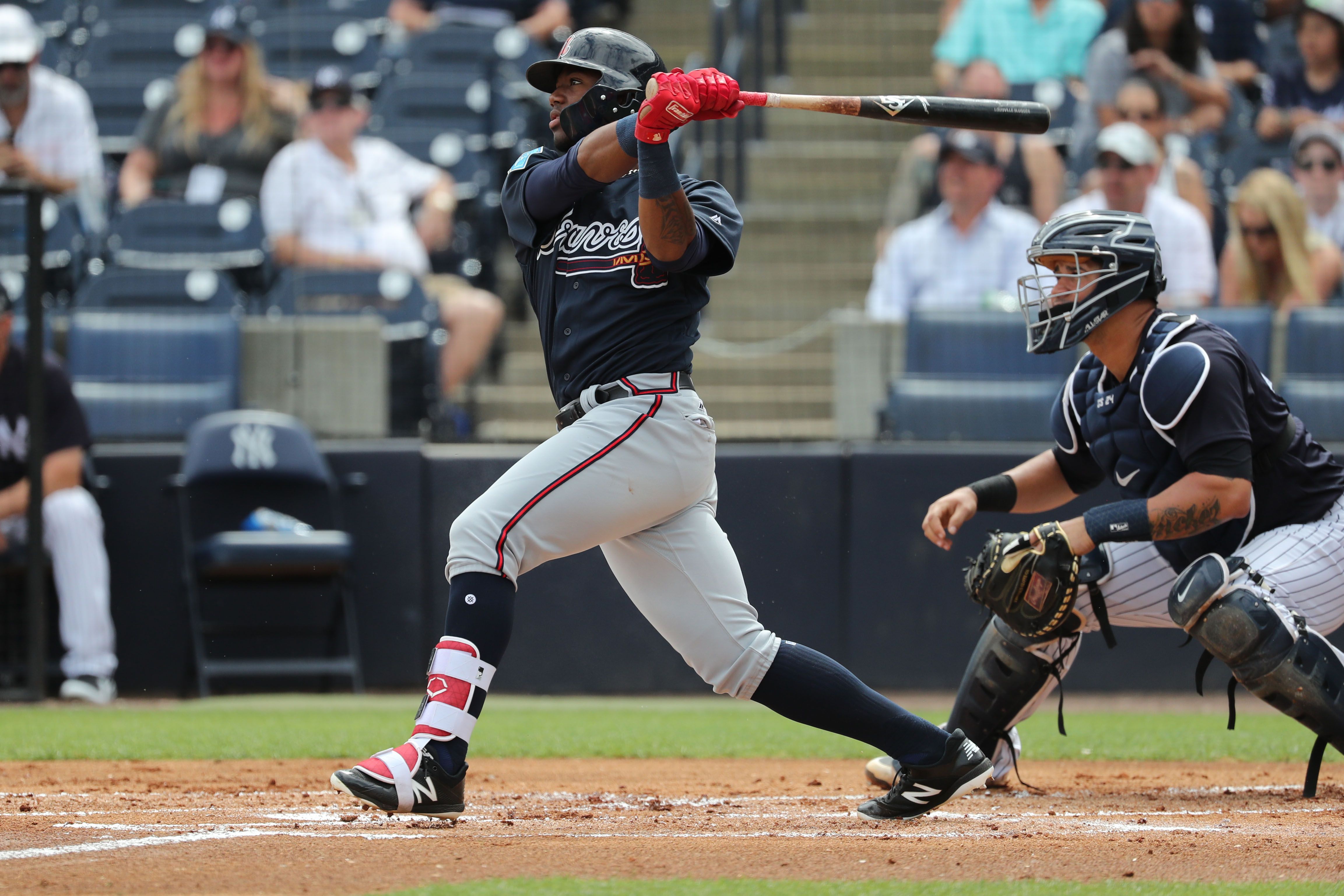 Braves top prospect Acuna's SunTrust debut only a tease