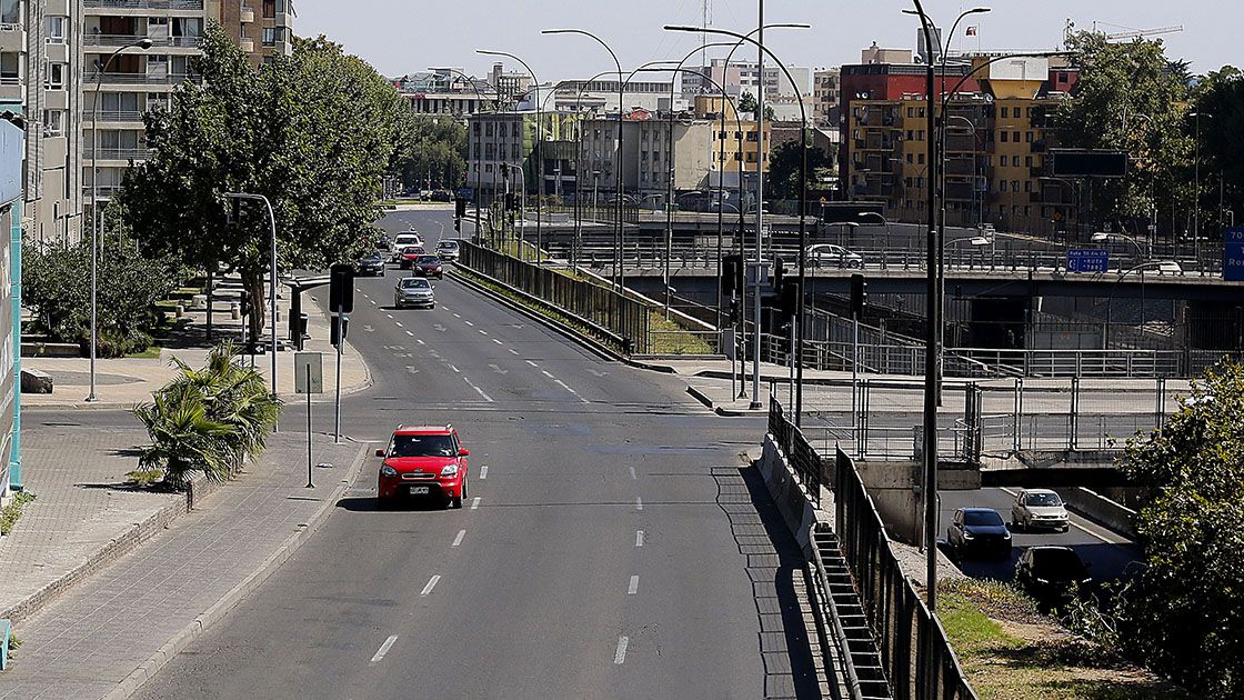 Santiago, calle, auto