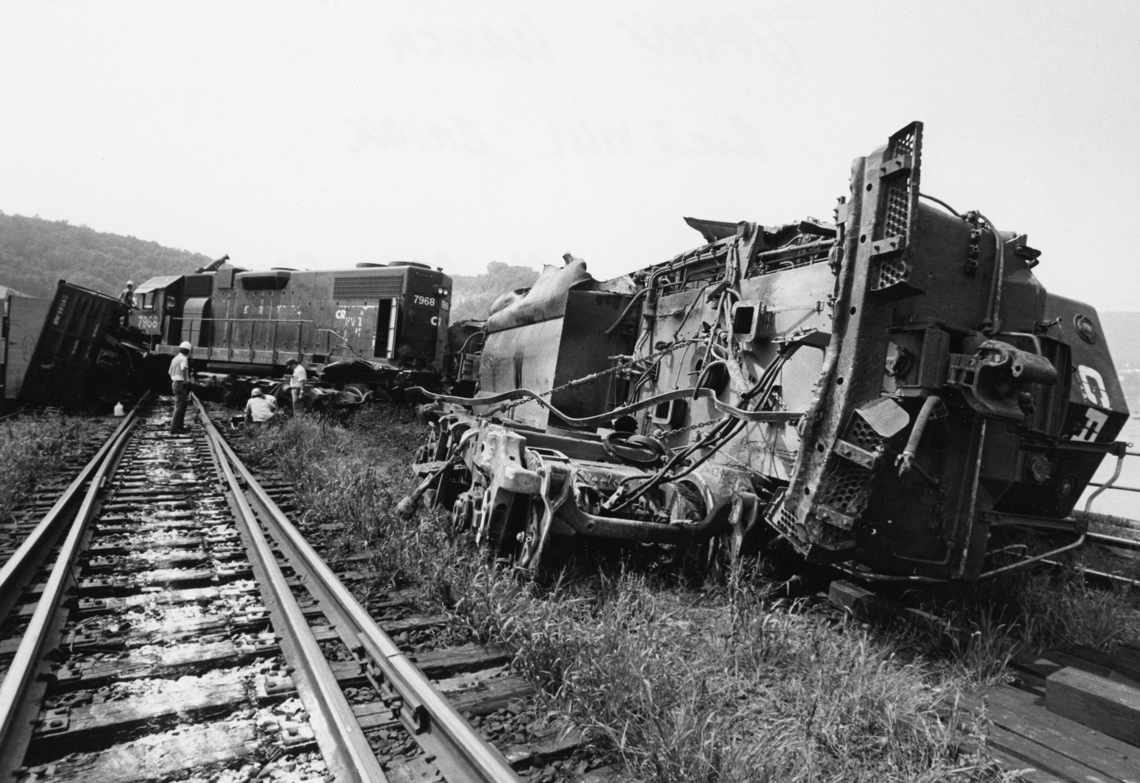 1907 Western Maryland Wreck Cress Pennsylvania VINTAGE RAILROAD