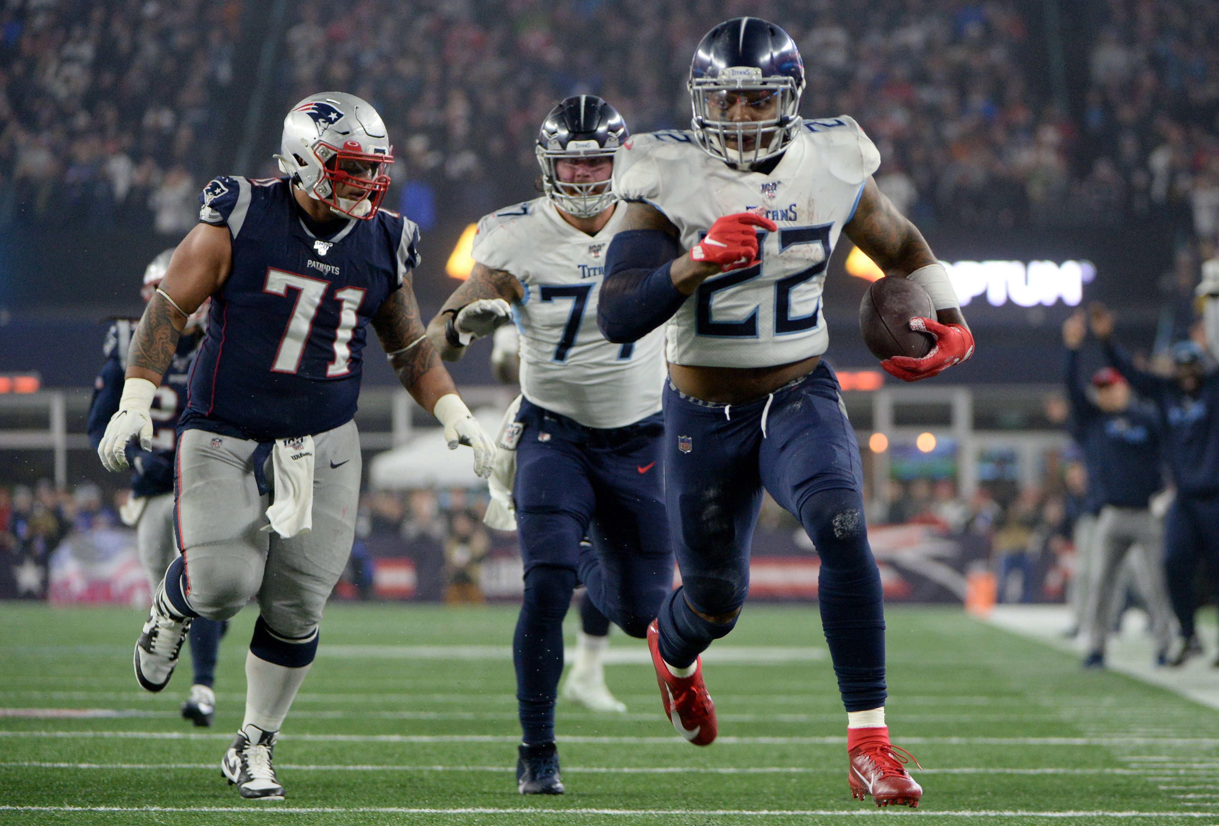 NFL Playoff Player Matchups, Titans vs Patriots: Derrick Henry, Julian  Edelman