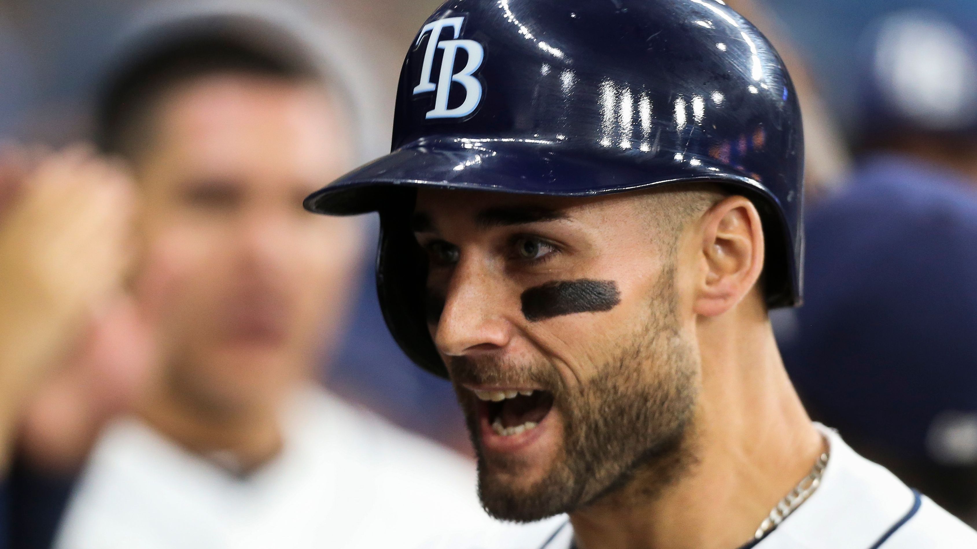 Tampa Bay Rays - Kevin Kiermaier sets record straight on color of his eyes  