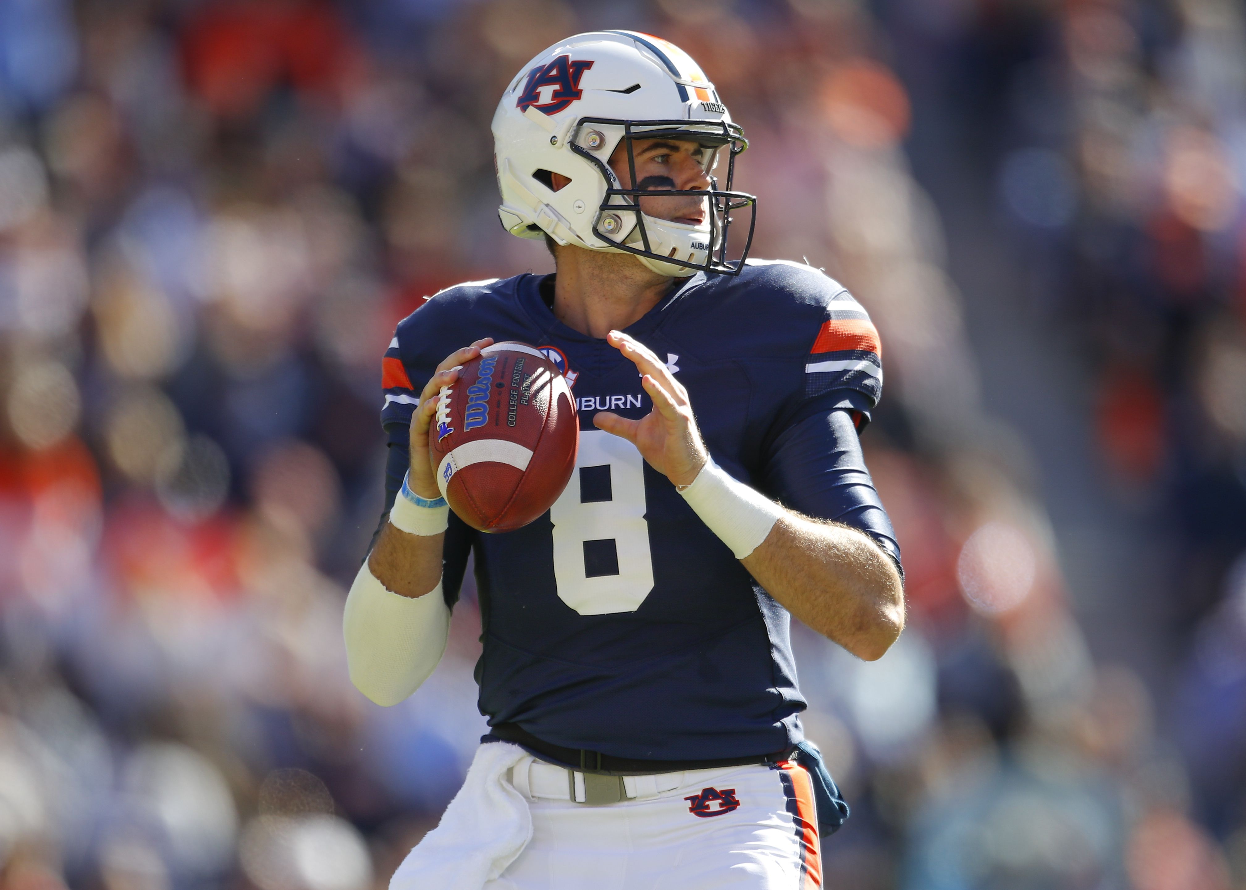 Jarrett Stidham, New England Patriots quarterback, 'is like a coach,'  Auburn coach Gus Malzahn says (report) 