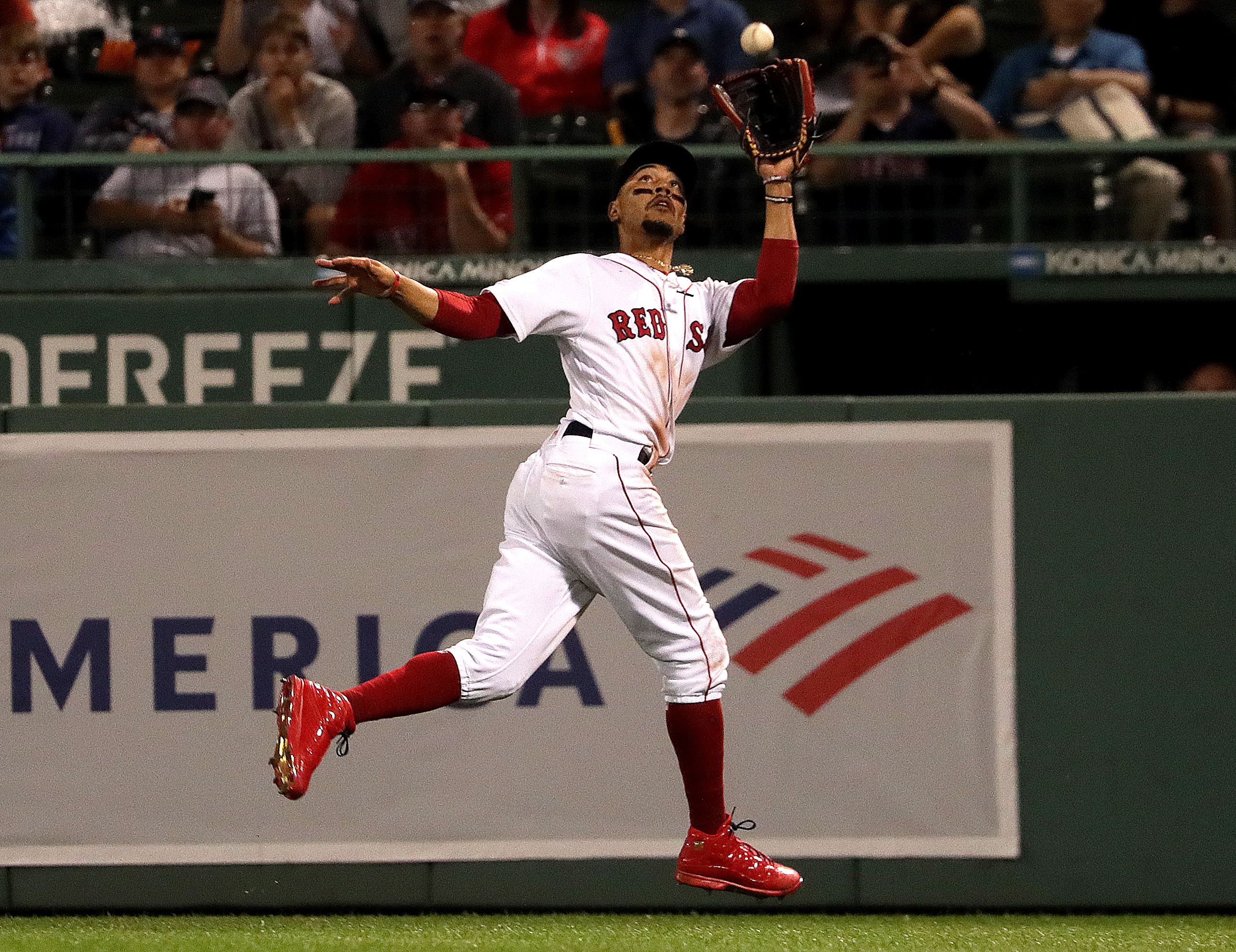 Red Sox outfielder Mookie Betts catches Gold once again - The Boston Globe