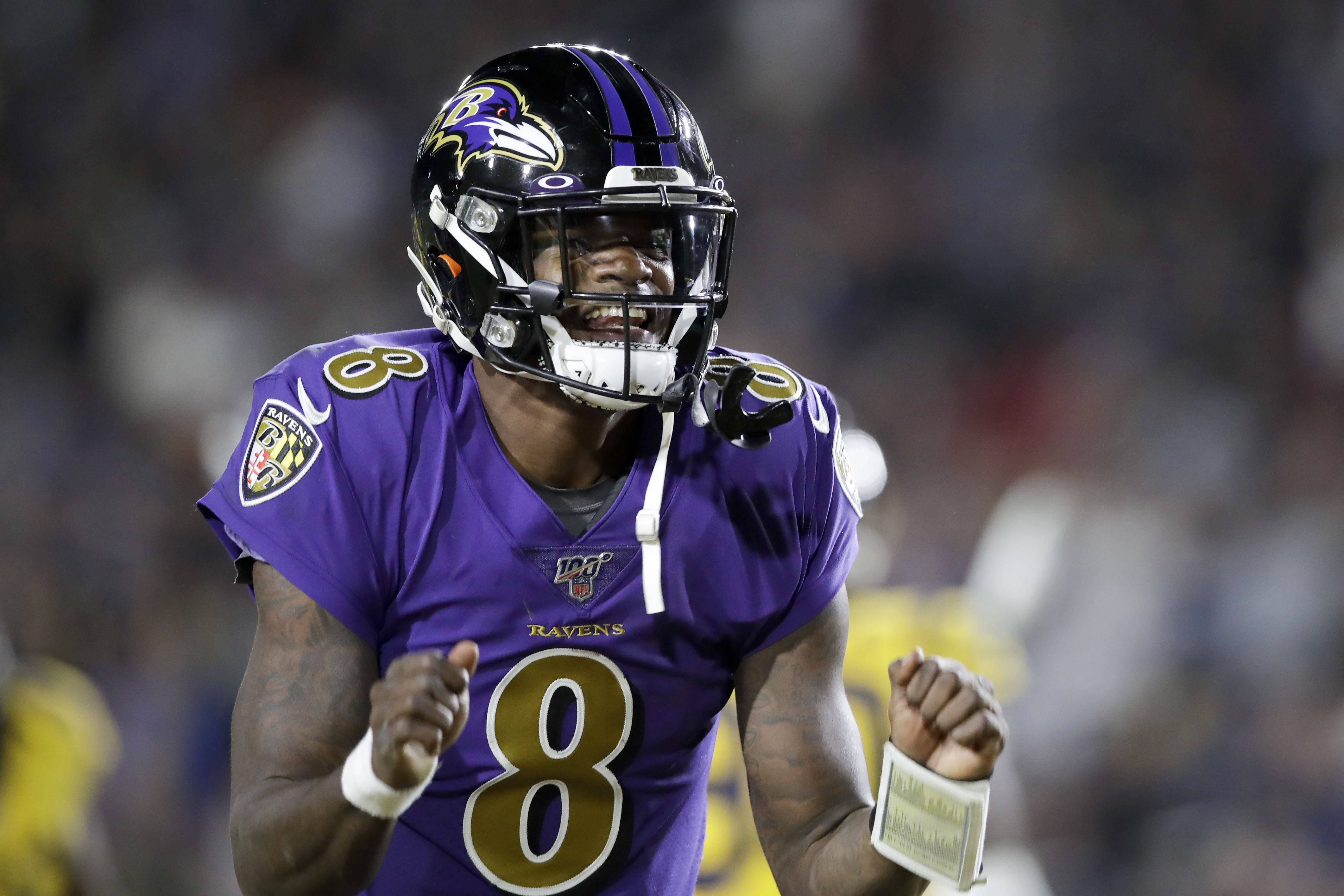 Lamar: I'll switch jersey to No. 1 if Ravens win Super Bowl