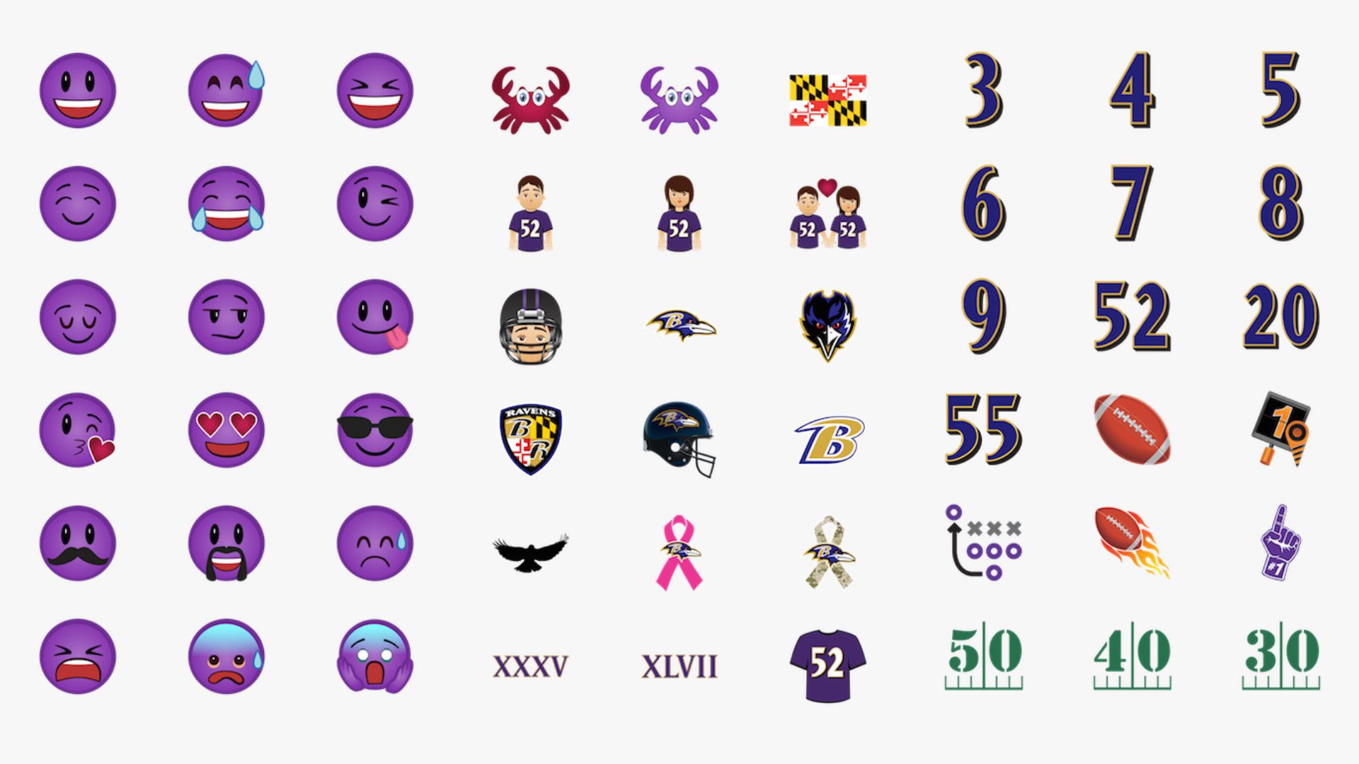 Ravens unveil team-specific emoji collection