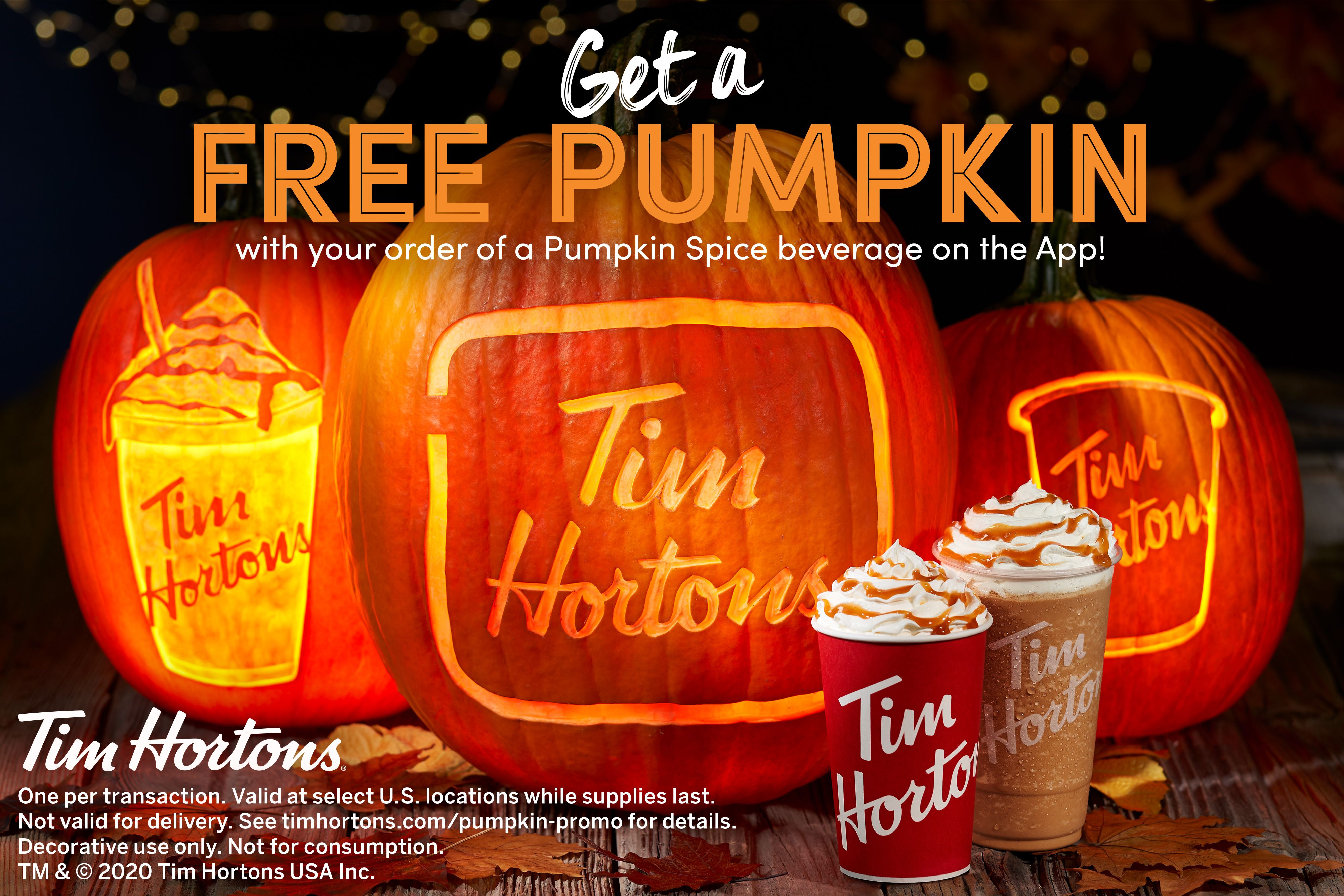 What does Tim Hortons do for Pumpkin Spice Season?